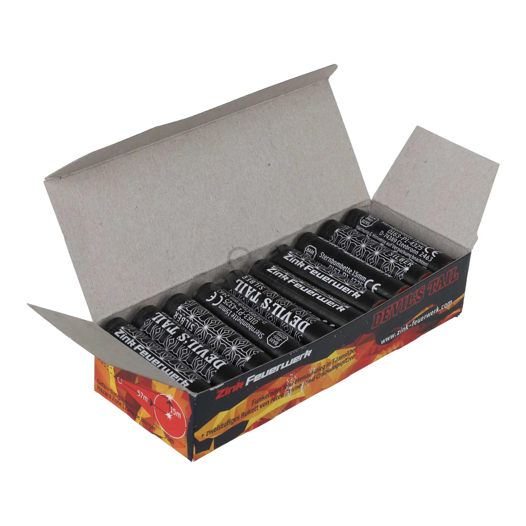 Zink Devils Tail Z, 20 Stück Zink Devils Tail Z, 20 Stück