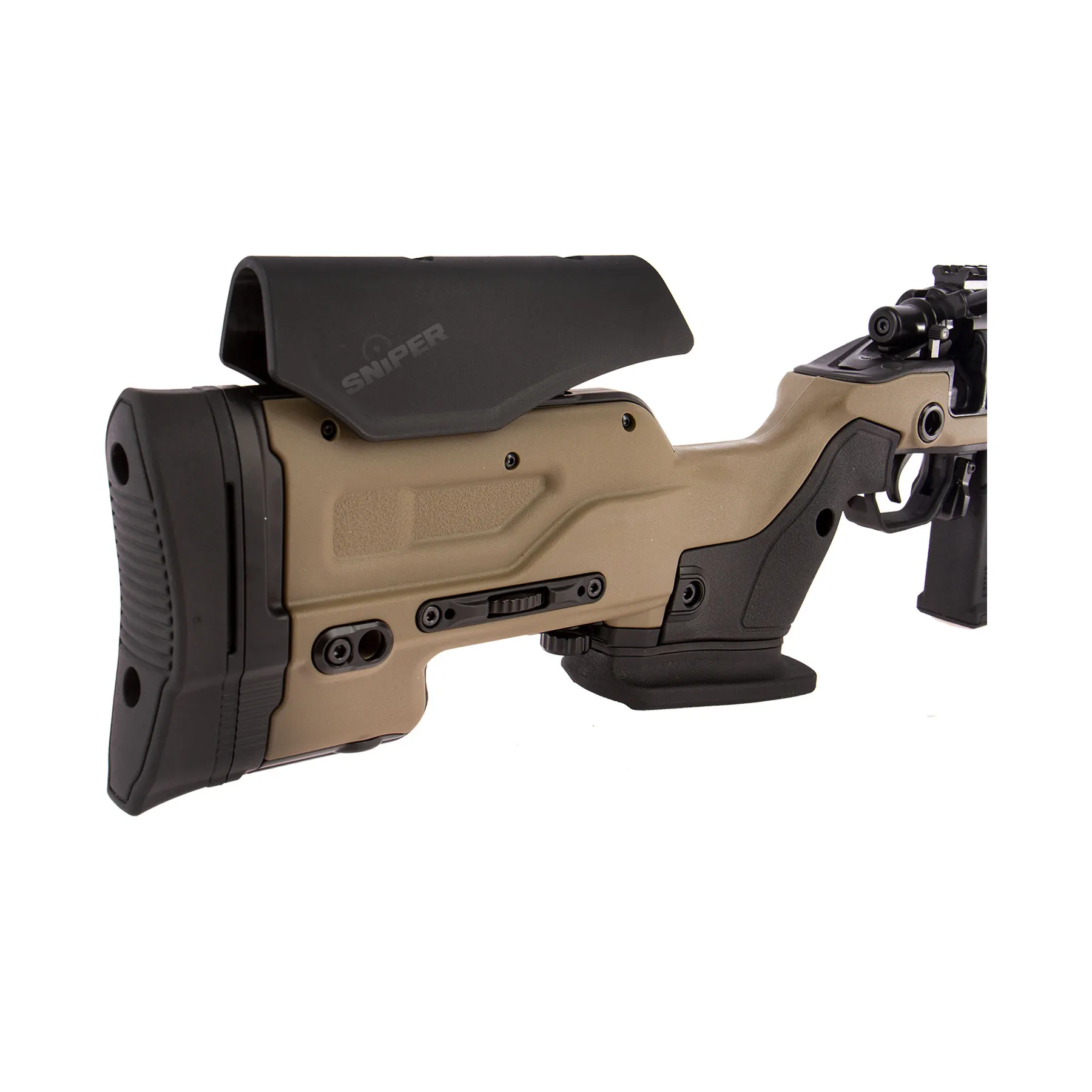 AAC T10 Bolt Action Sniper Rifle, Dark Earth