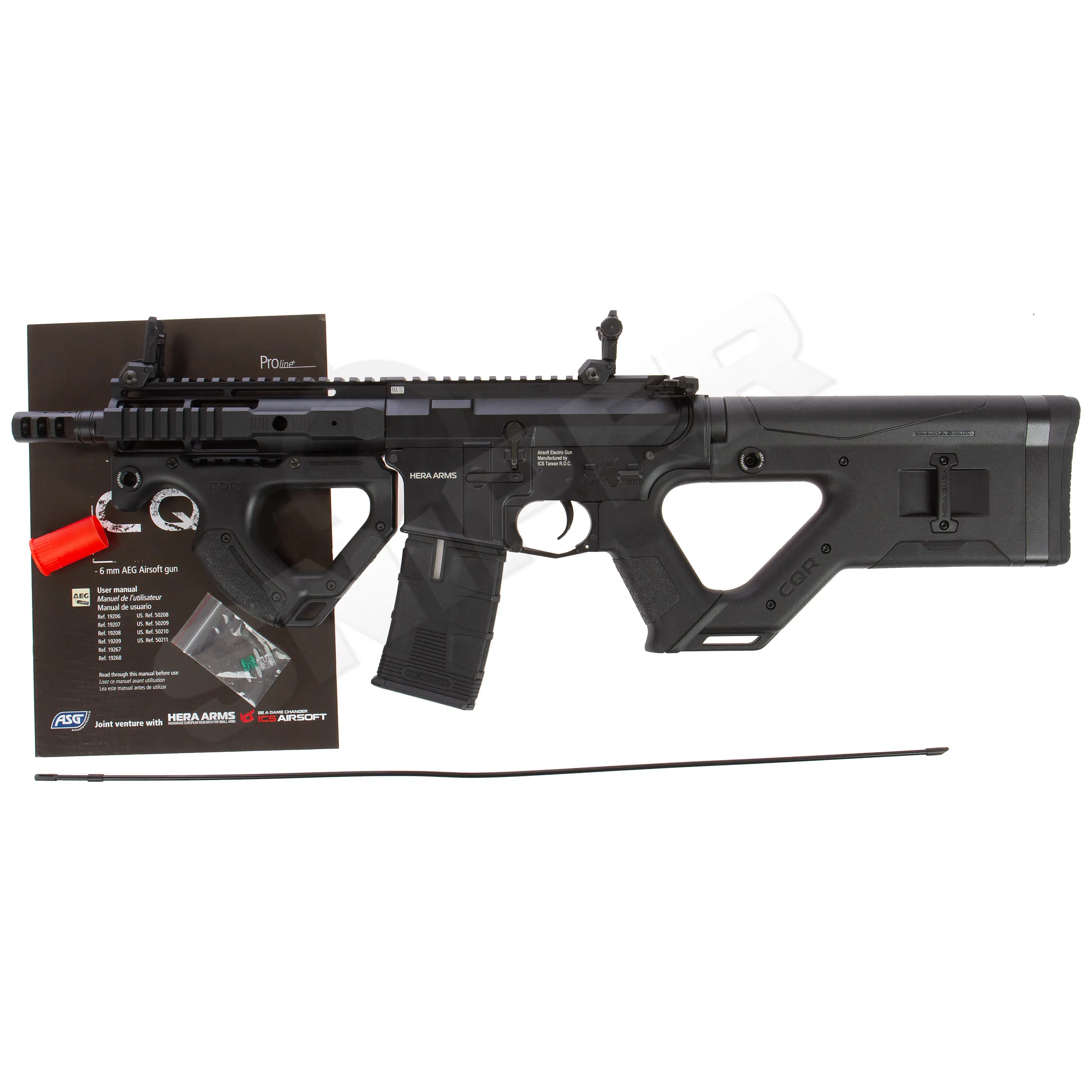 Hera Arms CQR SSS, (S)AEG, Black