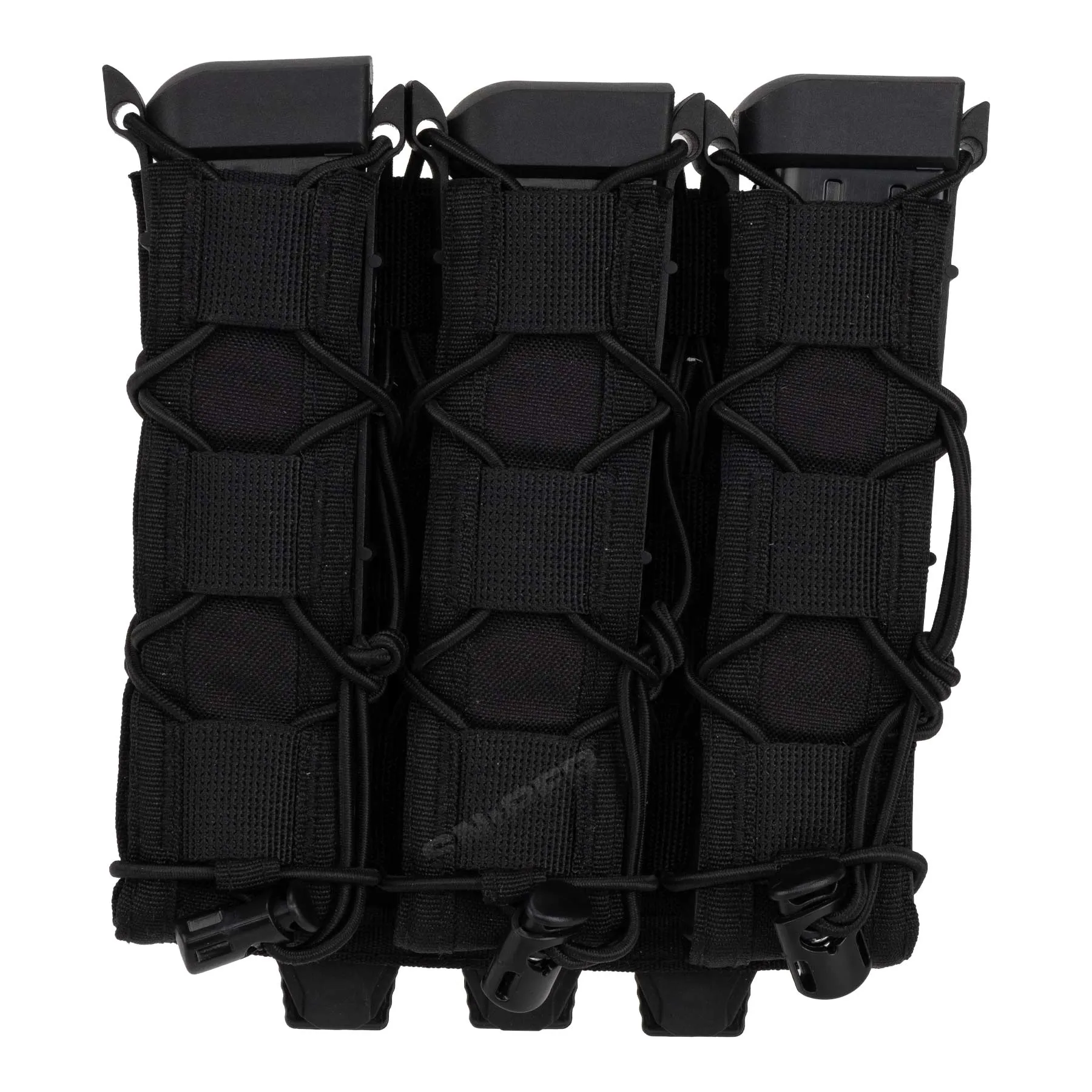 Reapo Triple Quick Pull Long Mag Pouch, Black