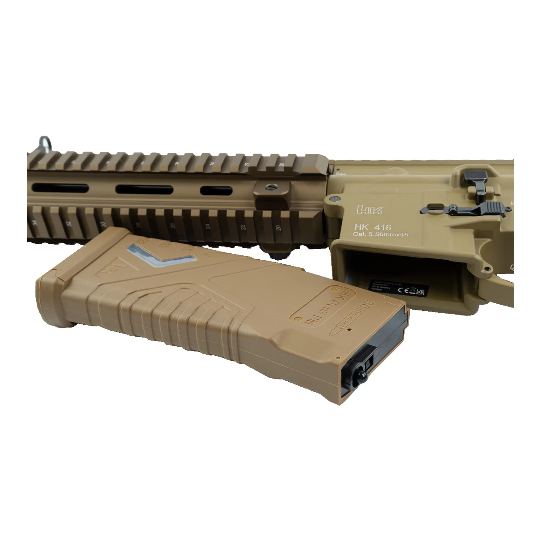 HECKLER UND KOCH HK416 A5 Gen. 5 (S)AEG, RAL8000 HECKLER UND KOCH HK416 A5 Gen. 5 (S)AEG, RAL8000