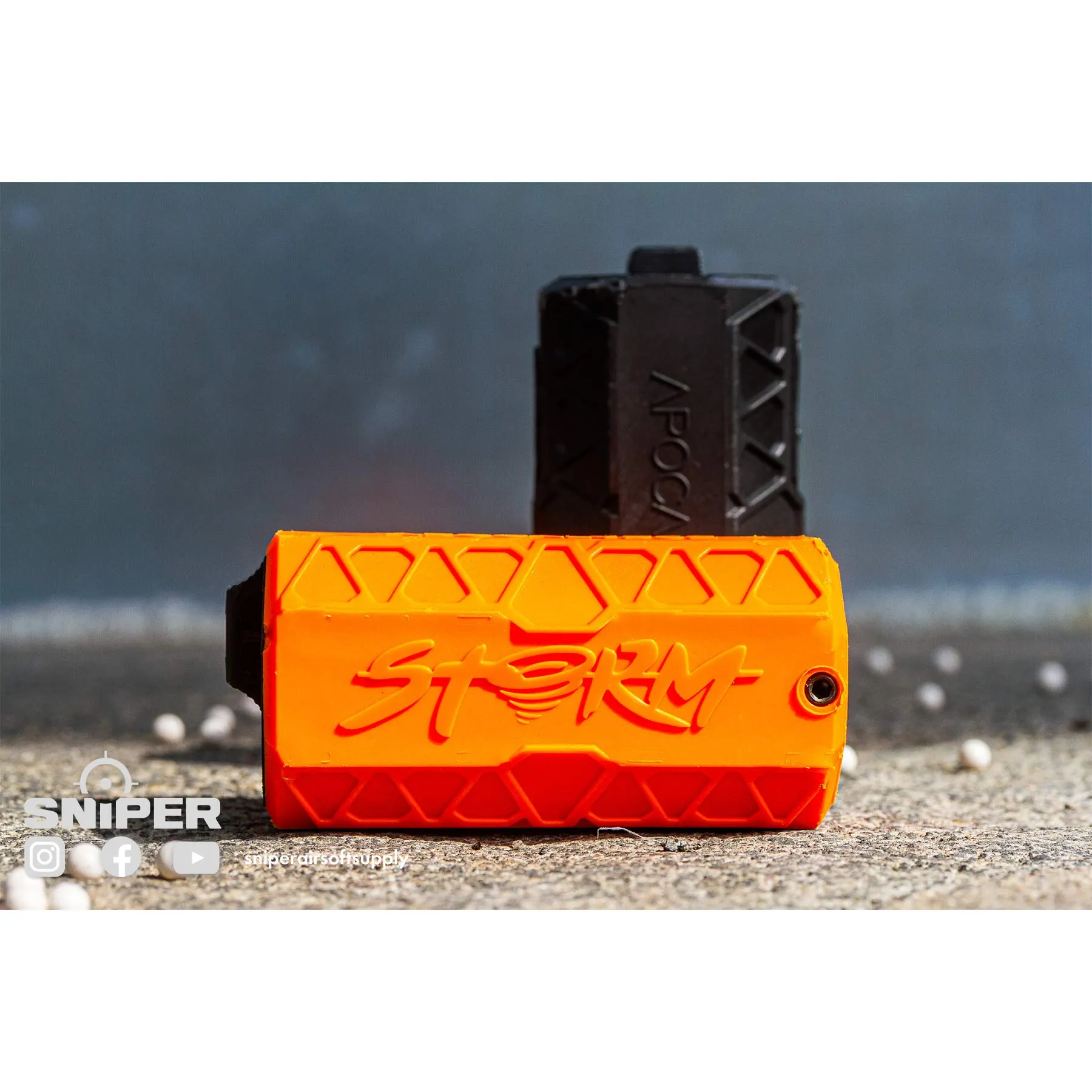 ASG 360° Storm Apocalypse Handgrenade, Orange ASG 360° Storm Apocalypse Handgrenade, Orange