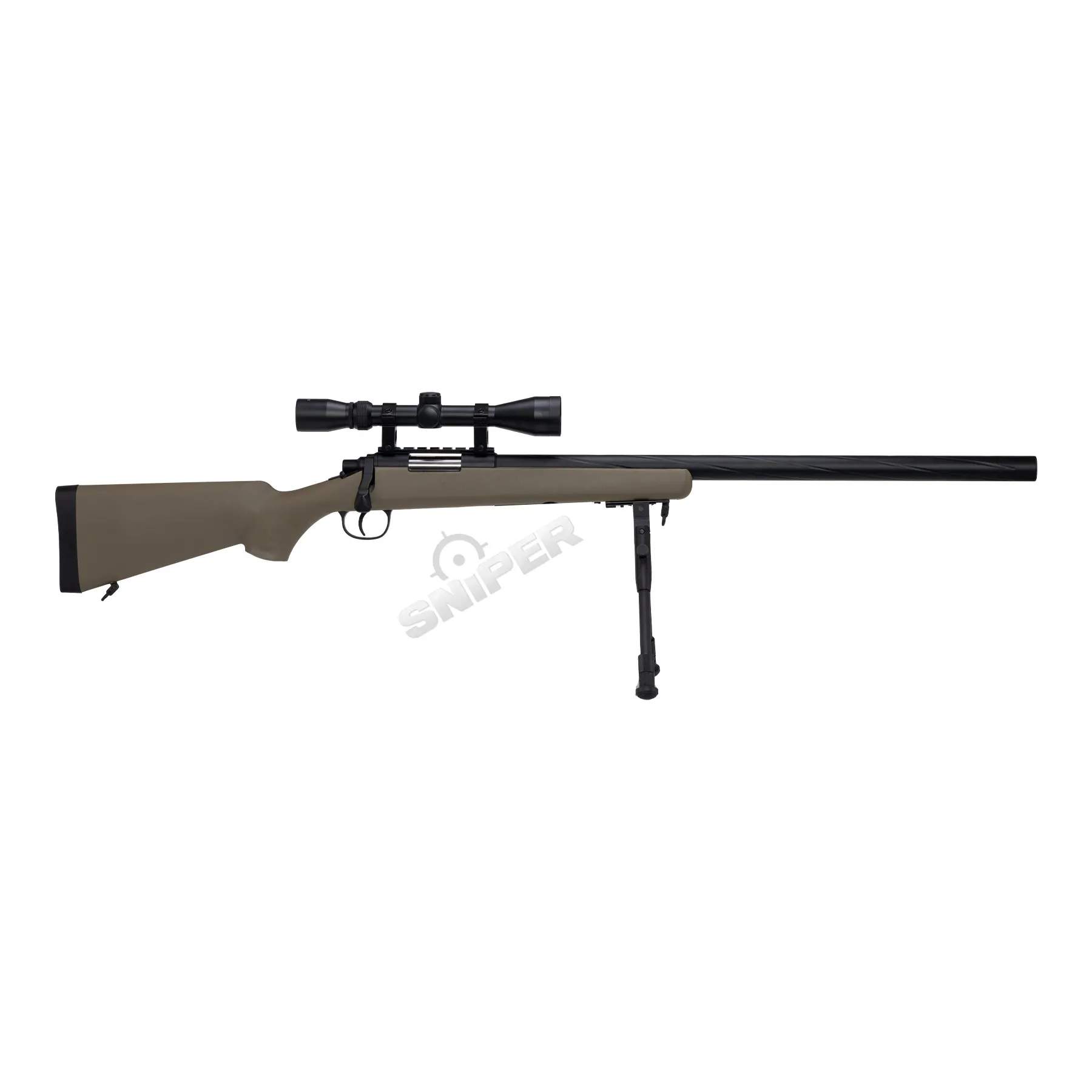 Specna Arms SA-S12 Scharfschützengewehr w/ Scope & Bipod, Tan