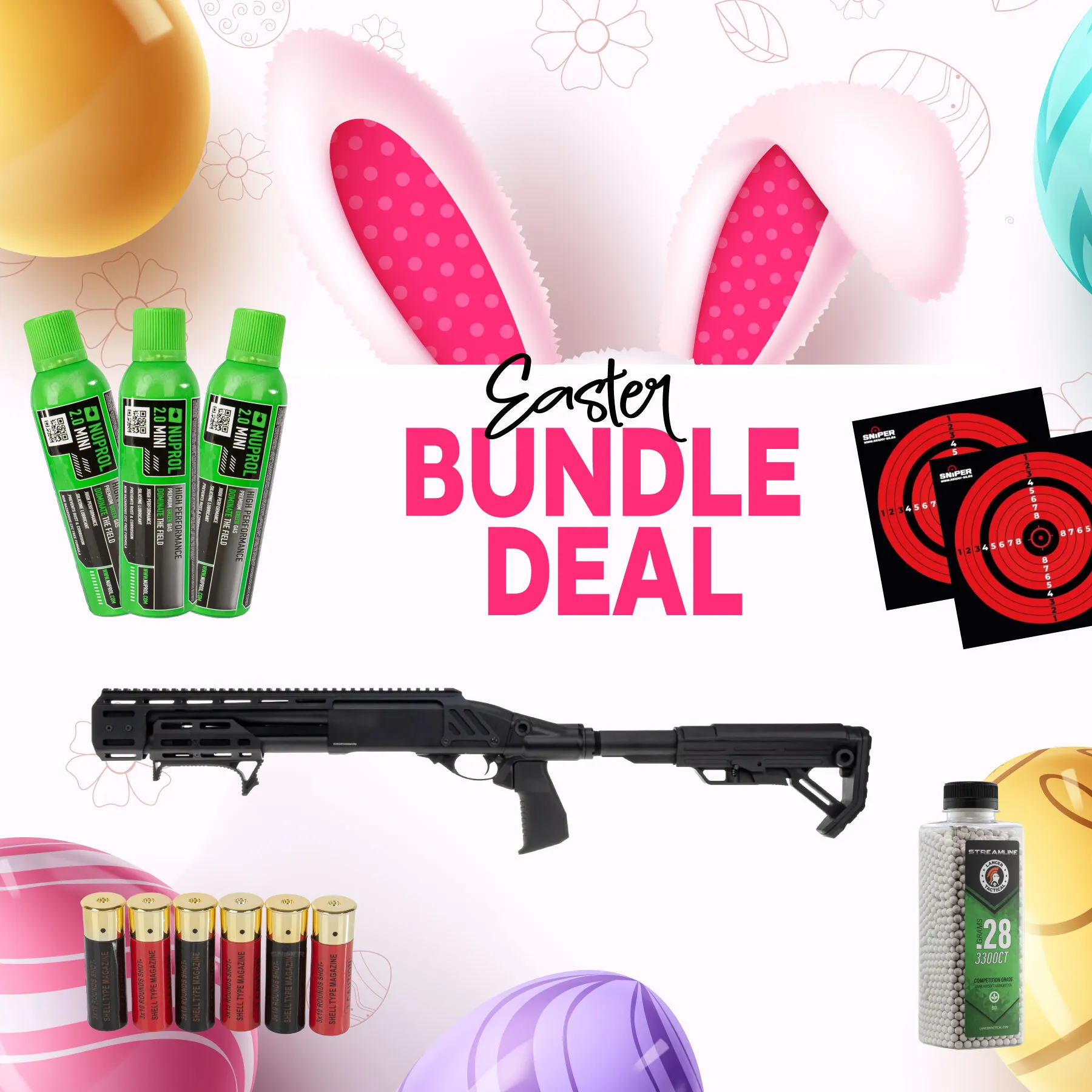 Easter Bundle - Golden Eagle Doomsday Pumpgun, Black