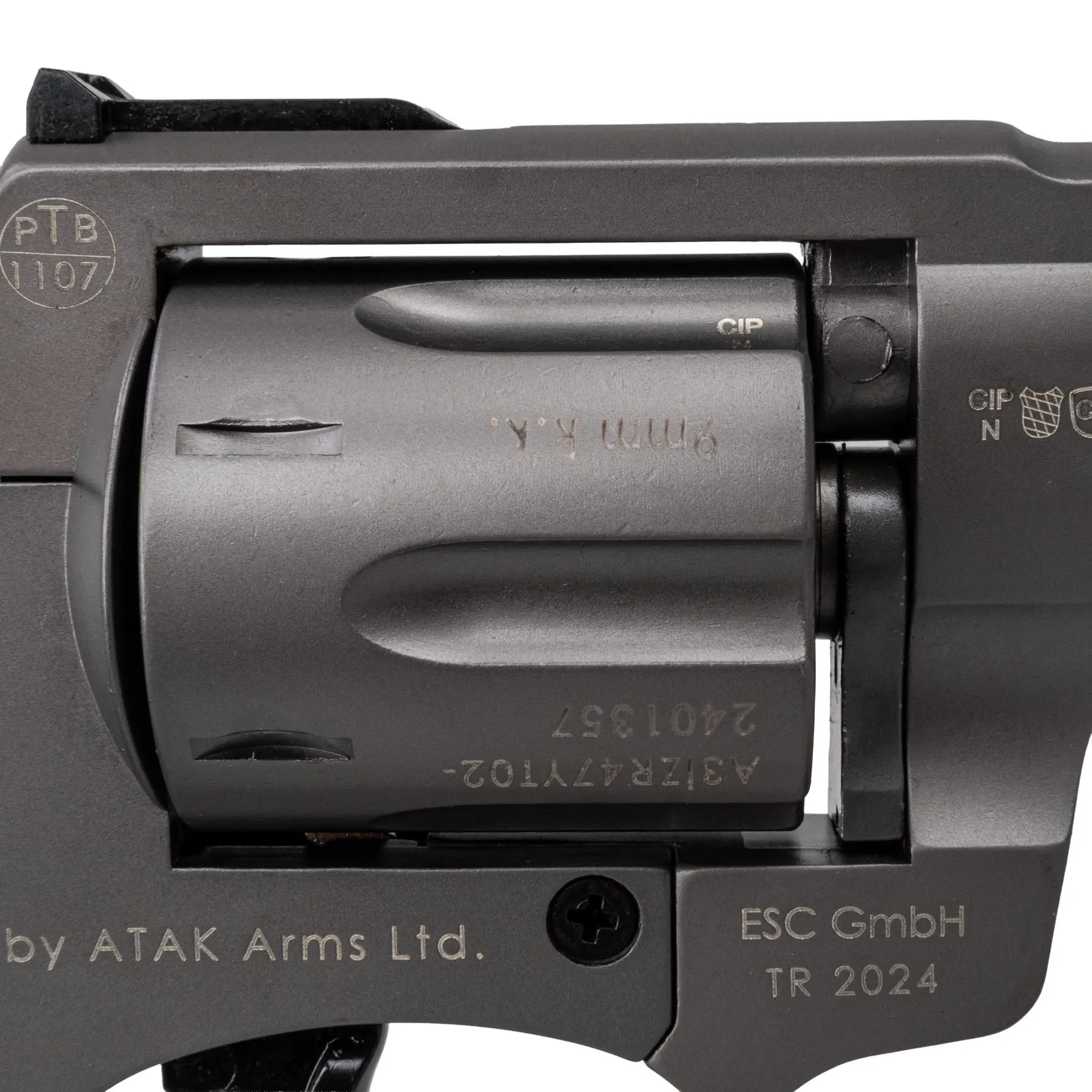 Zoraki R2 3" 9mm R.K. Schreckschussrevolver, Titan