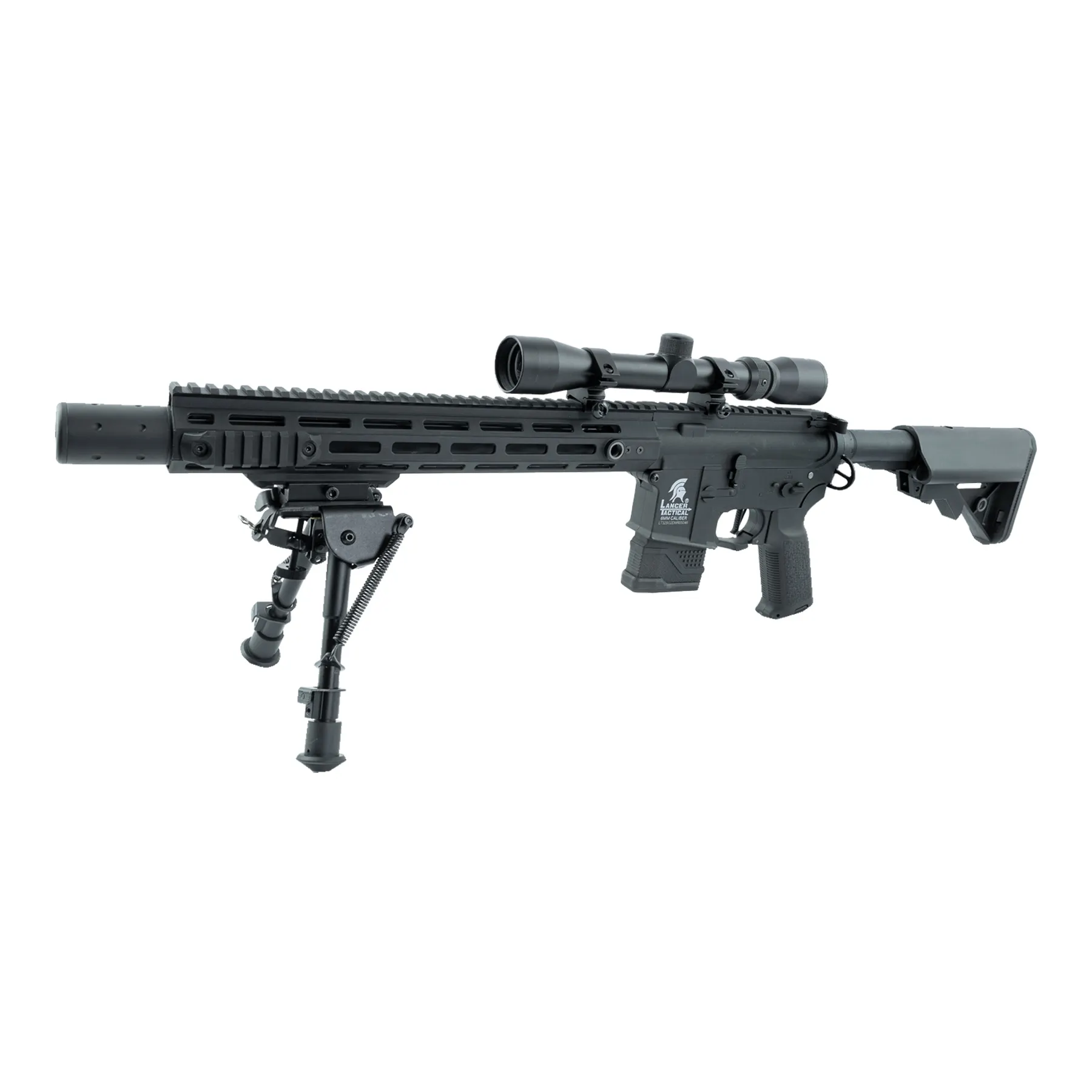 Einsteiger Set #2 - LT-32 DMR w/ Scope & Bipod (S)AEG, Black Prep My Airsoft - LT-32 DMR w/ Scope & Bipod (S)AEG, Black