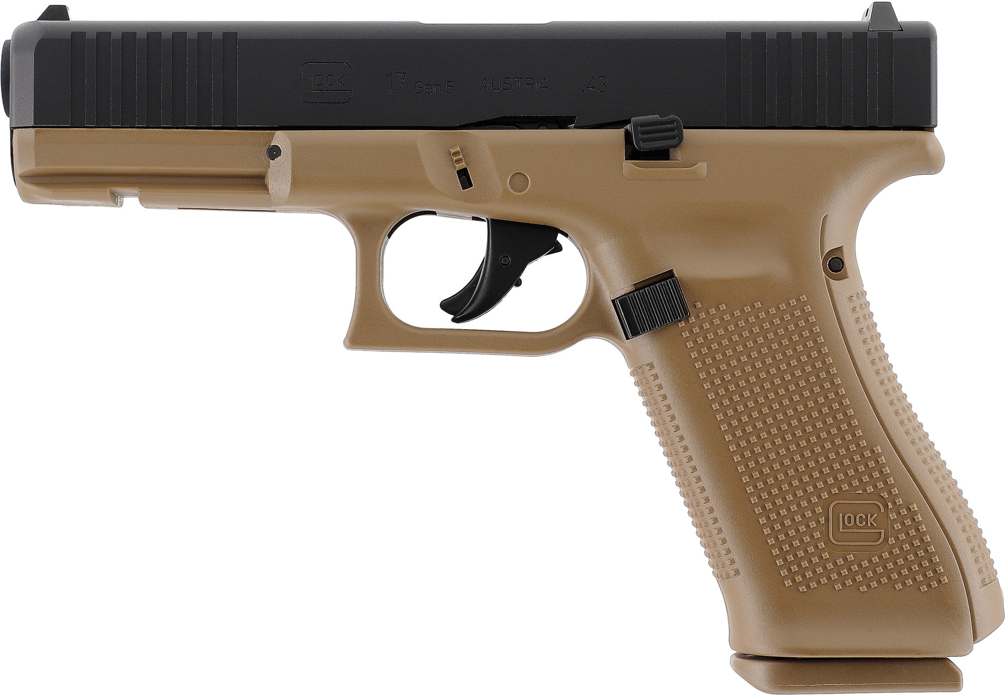 RAM Pistole T4E Glock 17 Gen 5 cal.43, Black & Coyote