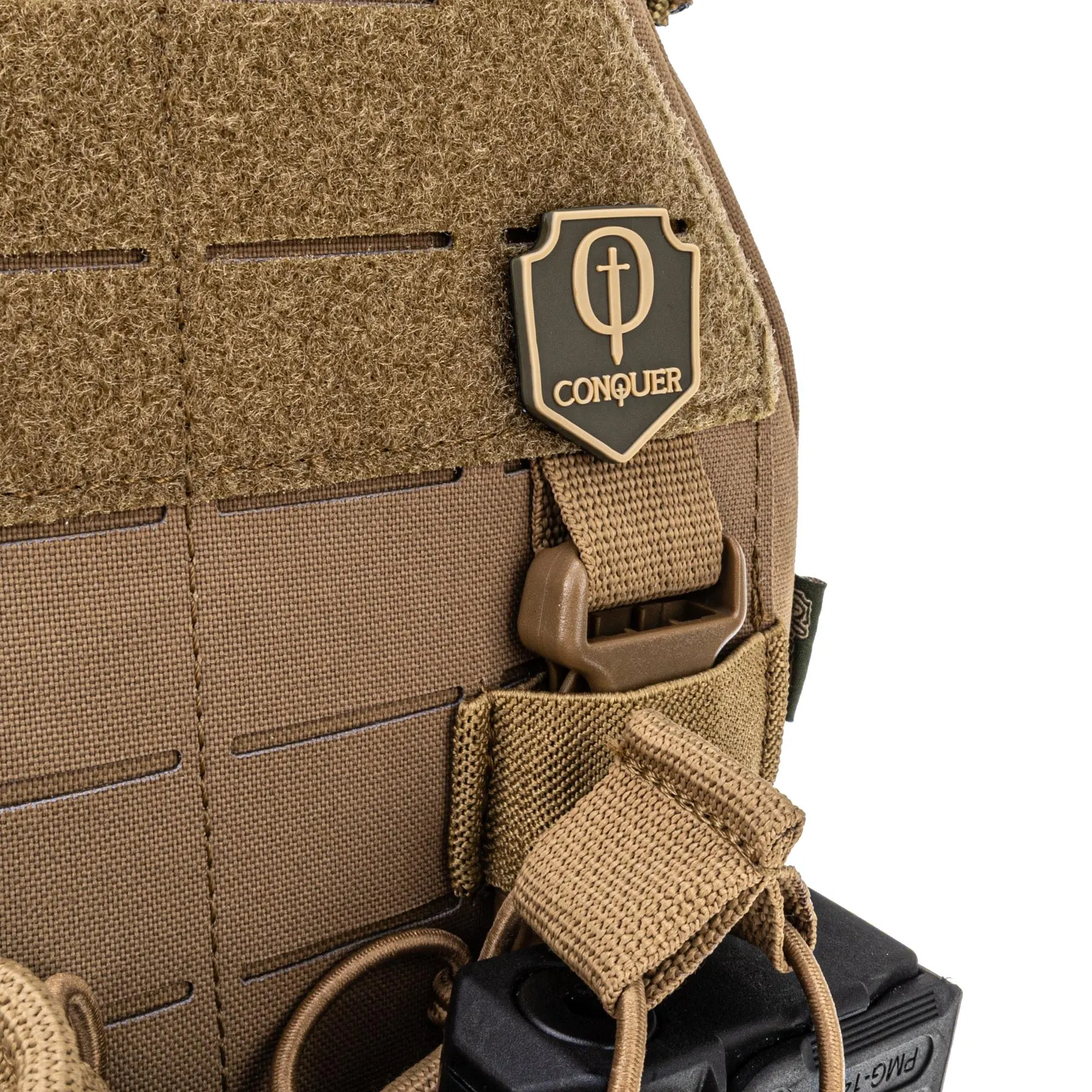 Conquer MQR Vest Plattenträger, Coyote