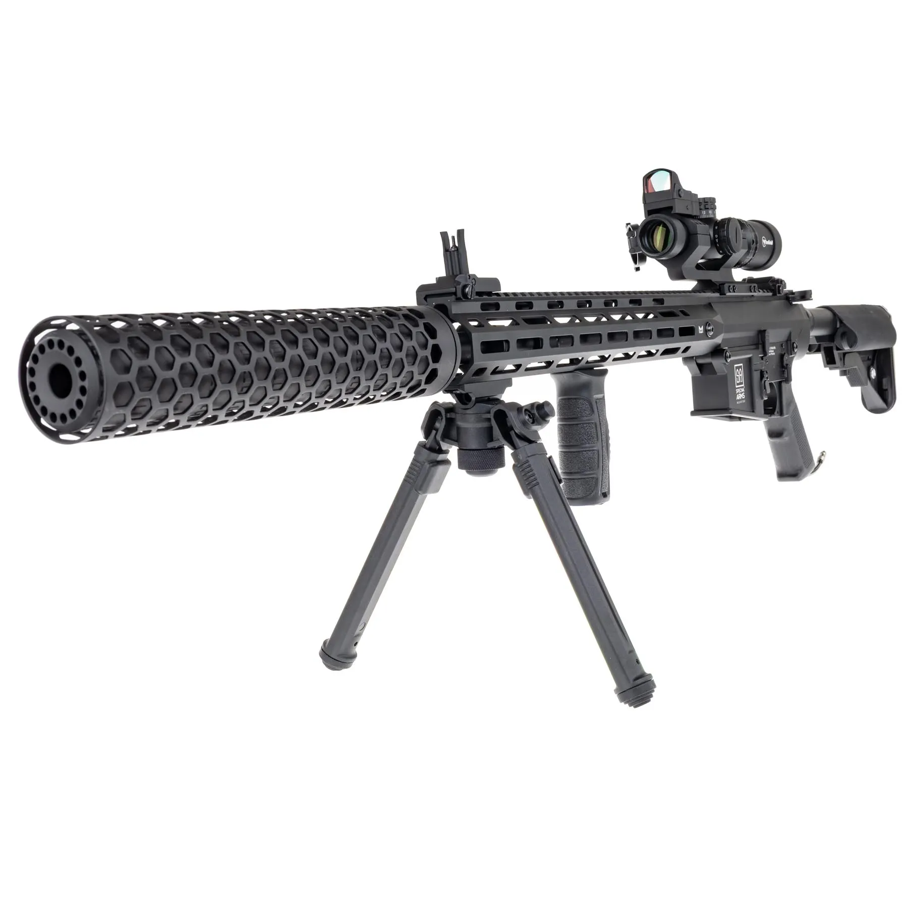 Prep My Airsoft - SAC x Wolverine SA-E35 DMR Rifle HPA, Black