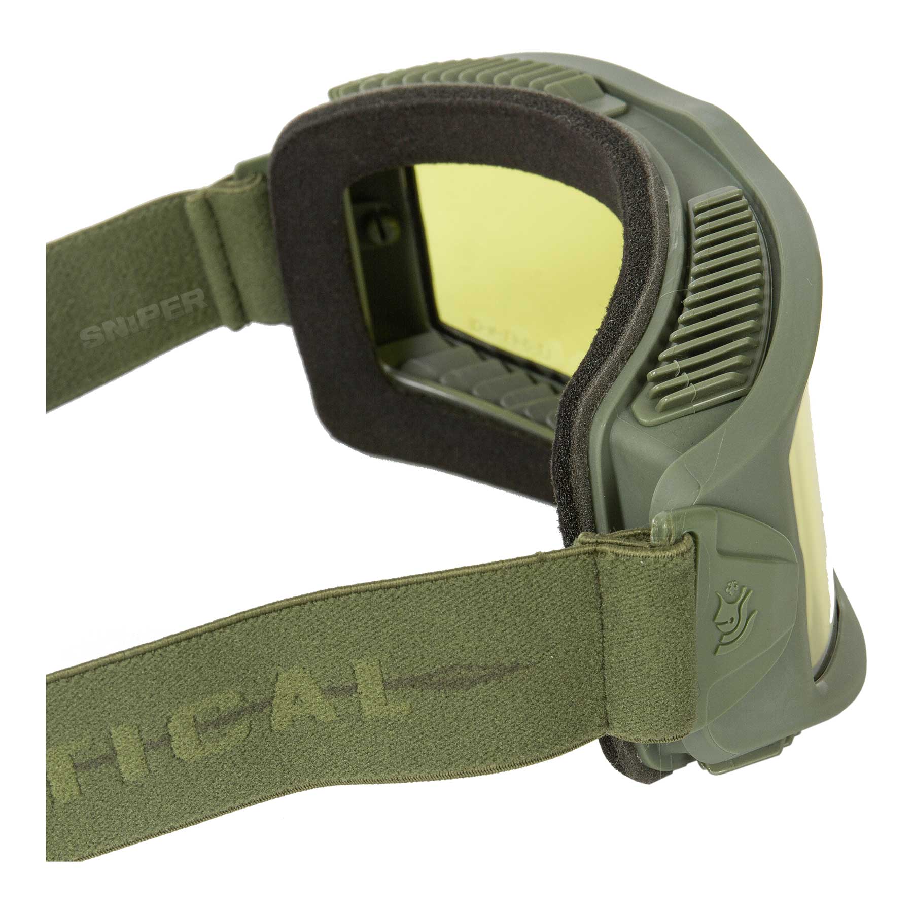 Aero Thermal Series Mask, Olive/Yellow