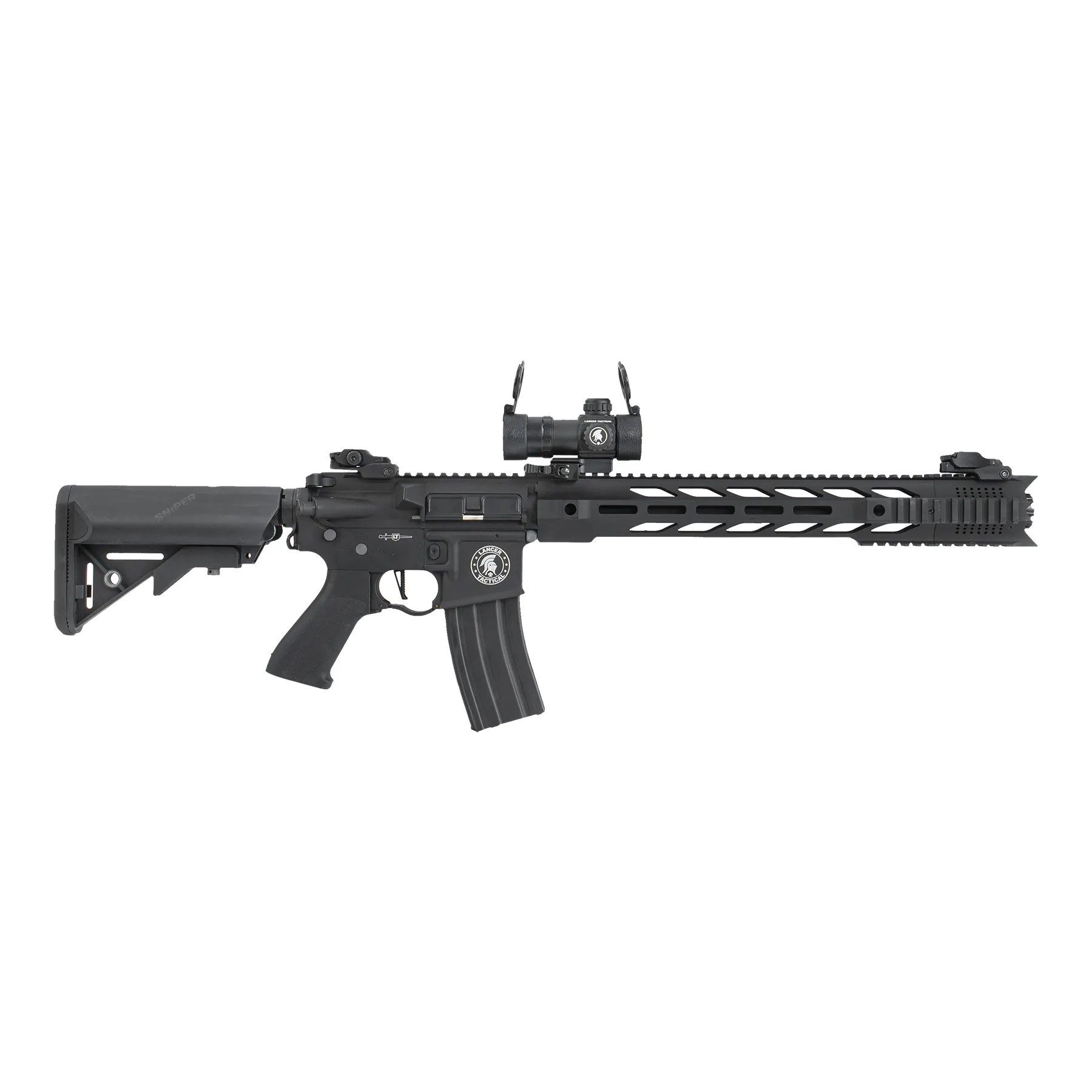 Interceptor Hybrid 10" (S)AEG w/ Compact Red Dot Sight, Black