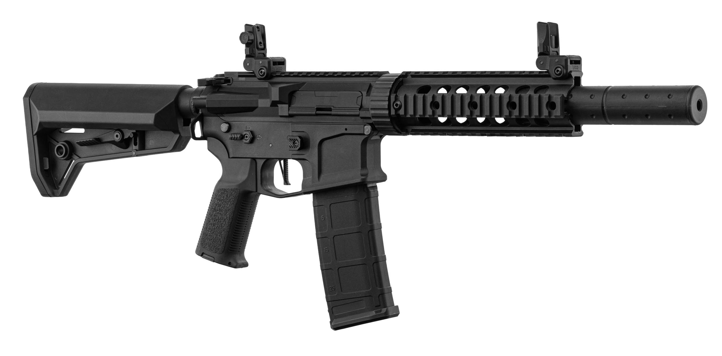 Lancer M4 SD NSR w/ Nebula ETU (S)AEG, Black