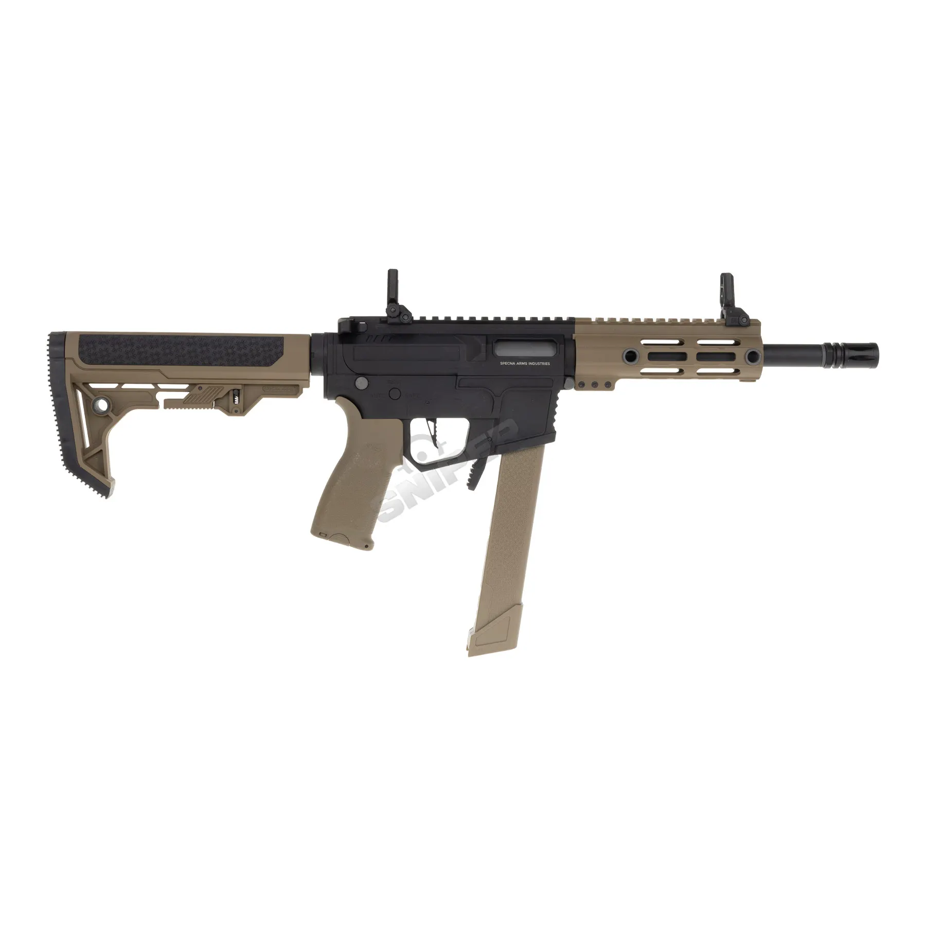 Specna Arms SA-FX01 Flex w/ HAL ETU < 0,5 Joule Softair Gewehr, Half-Tan Specna Arms SA-FX01 Flex w/ HAL ETU < 0,5 Joule Softair Gewehr, Half-Tan