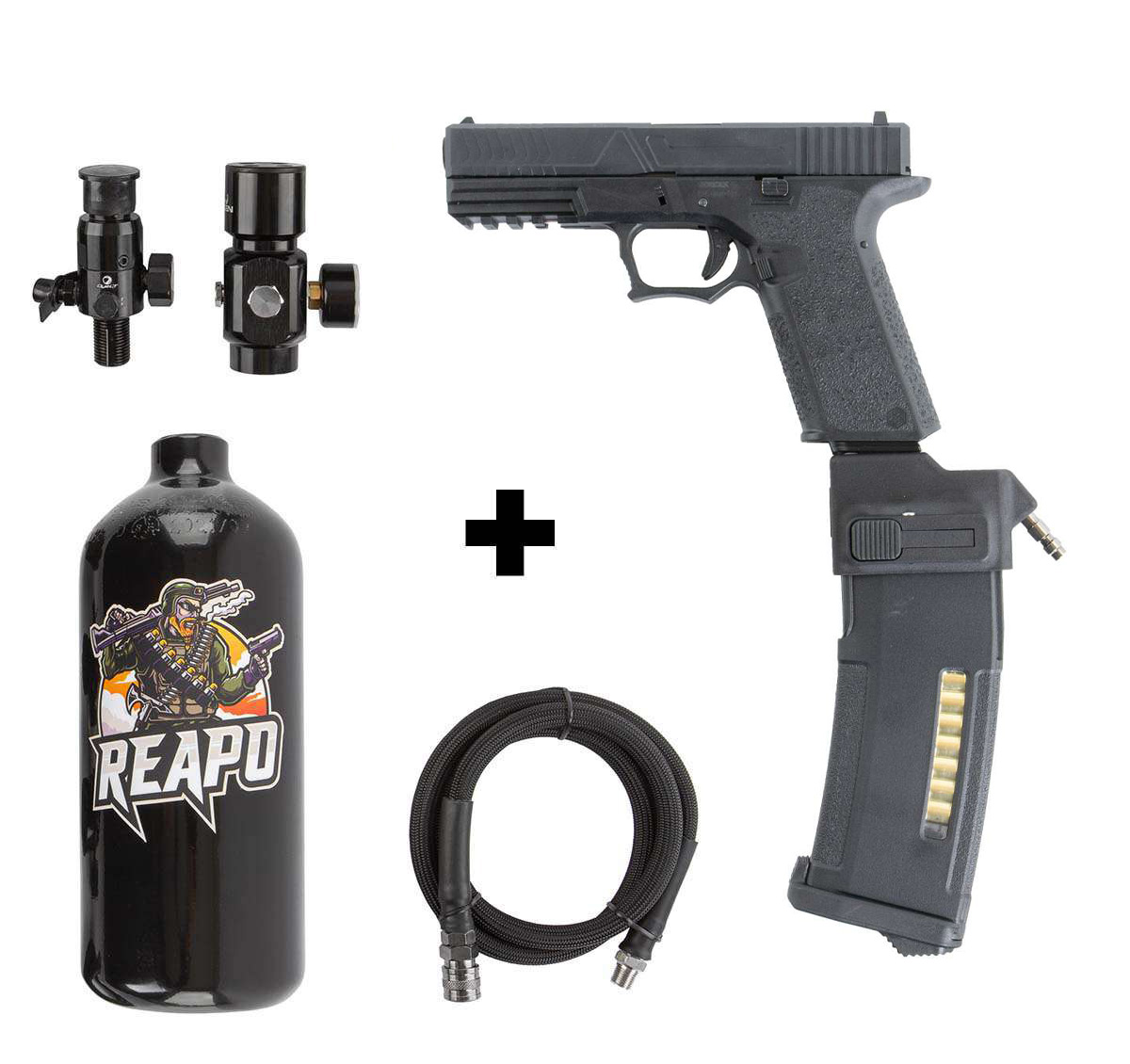HPA Set SAC VX7 Mod.3 + Bottle + Creeper HPA US Softair Pistole