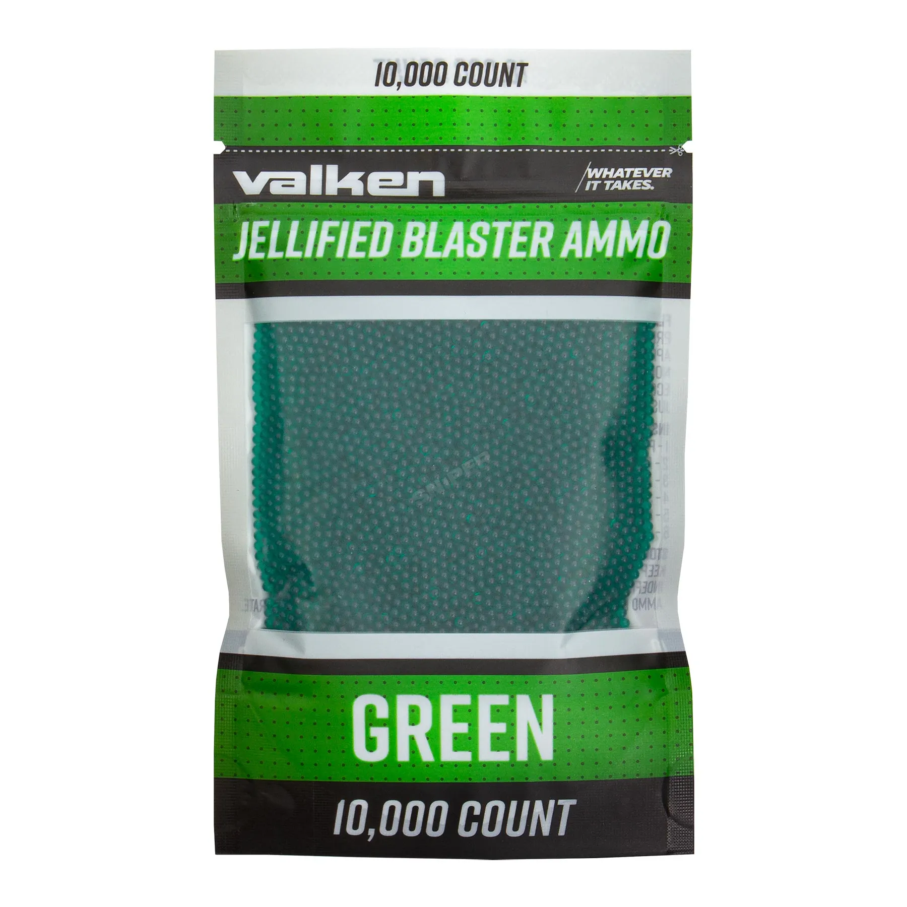 Valken Gel Blaster Ammo 10.000 rds. Gellets, Green Valken Gel Blaster Ammo 10.000 rds. Gellets, Green