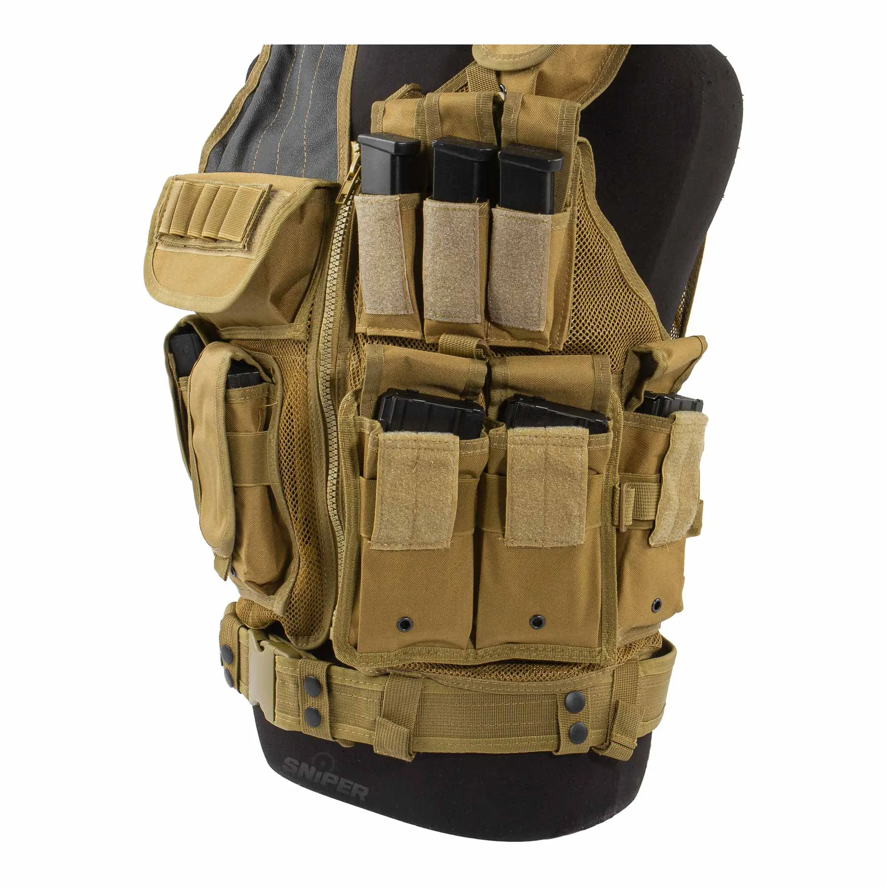 Tactical Mesh Vest, Tan Tactical Mesh Vest, Tan
