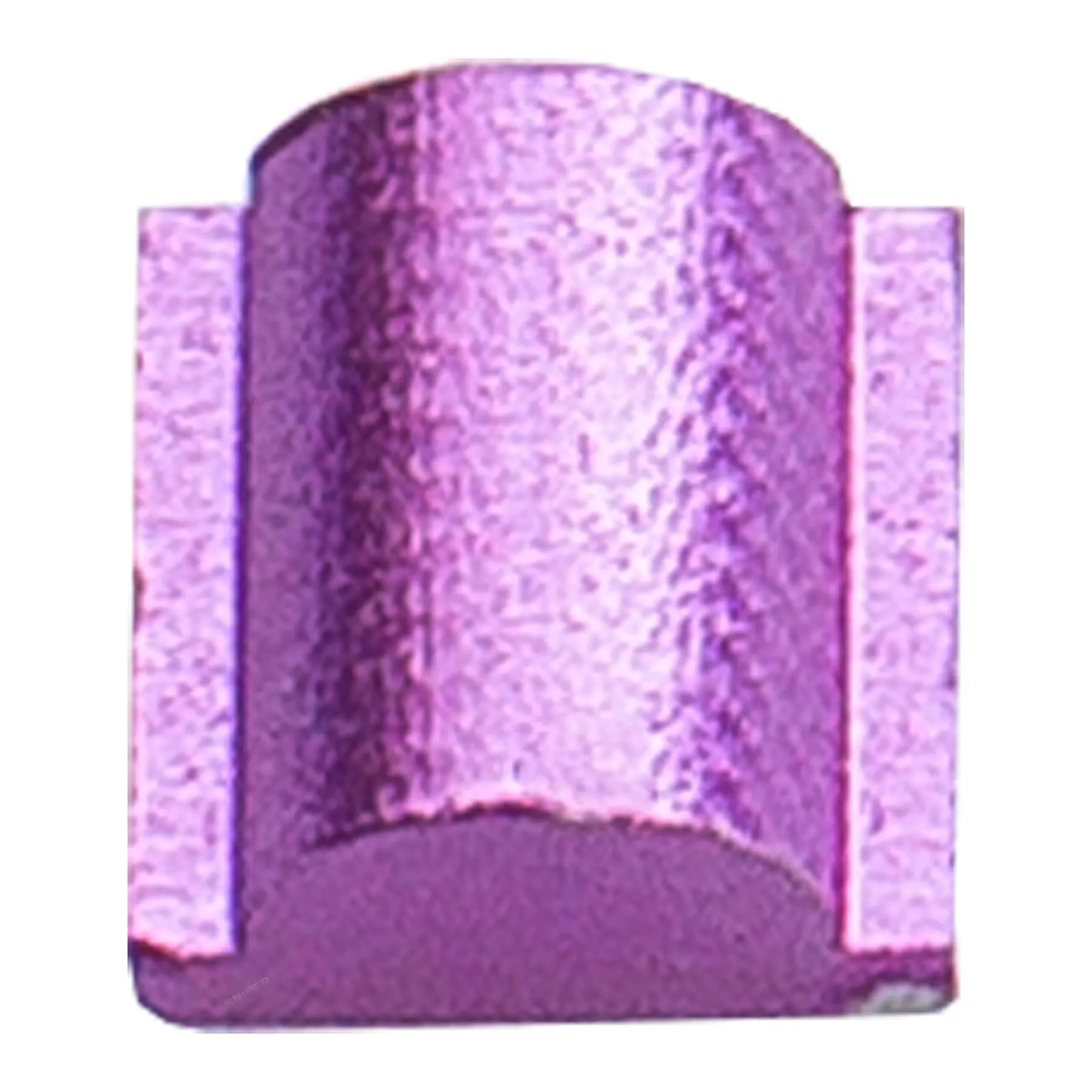 CNC Aluminium Nub Concave, Hardness 65