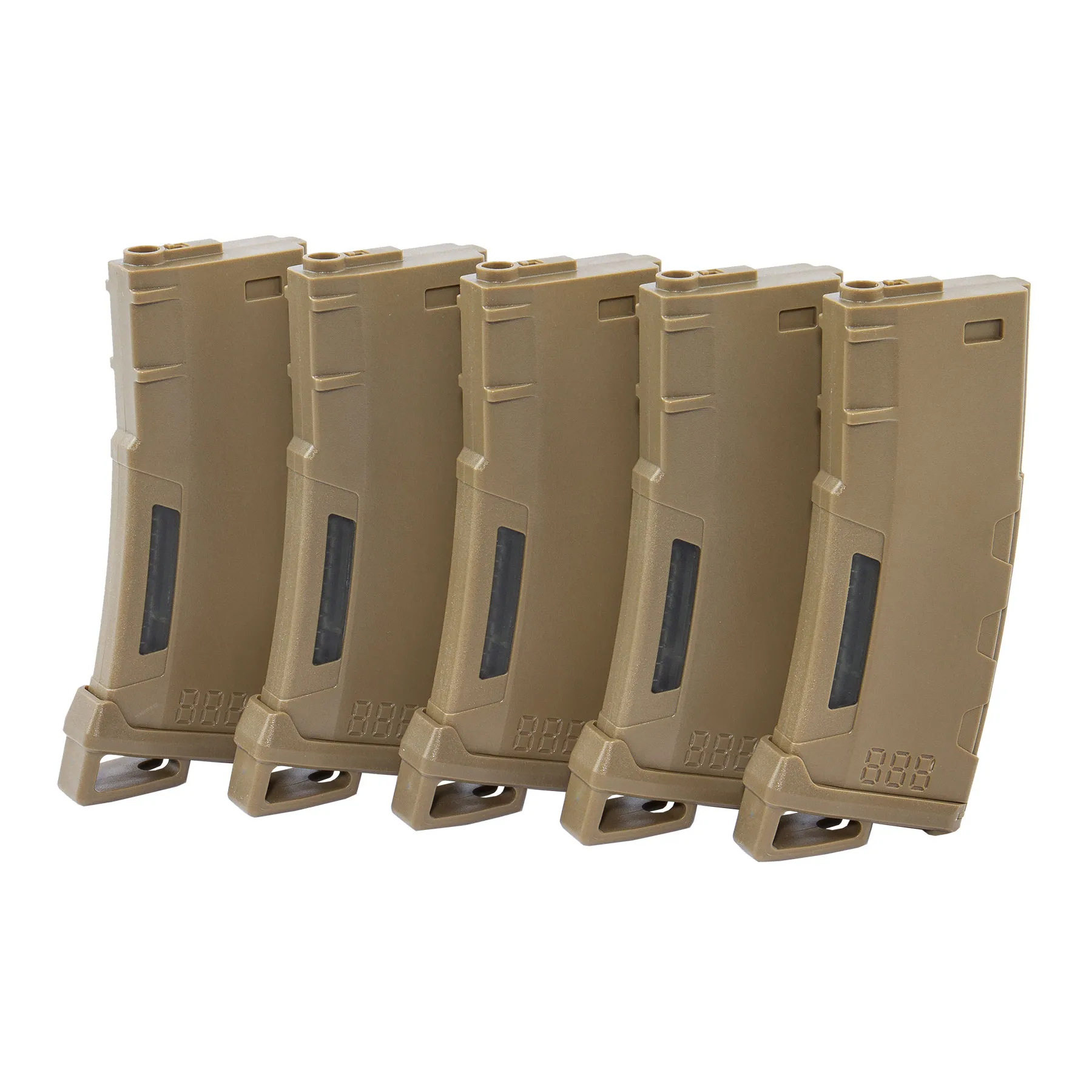 M4 Magazin 130rds Mid-Cap 5er pack, Tan M4 Magazin 130rds Mid-Cap 5er pack, Tan