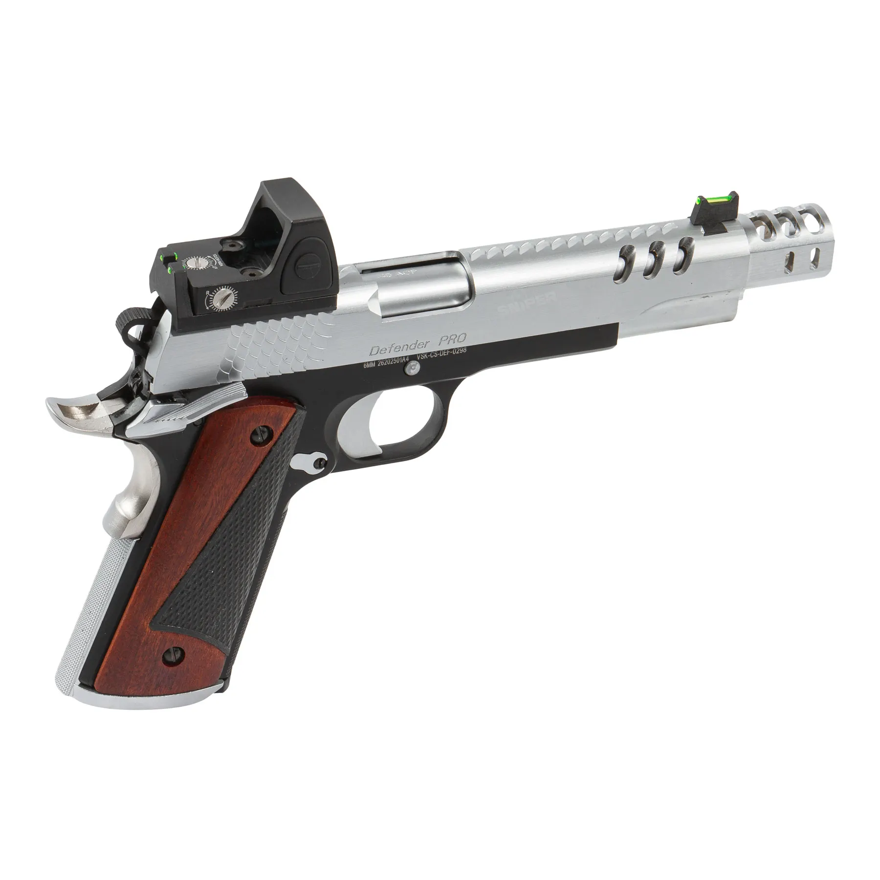 Vorsk CS Defender Pro MEU GBB BDS, Black/Silver