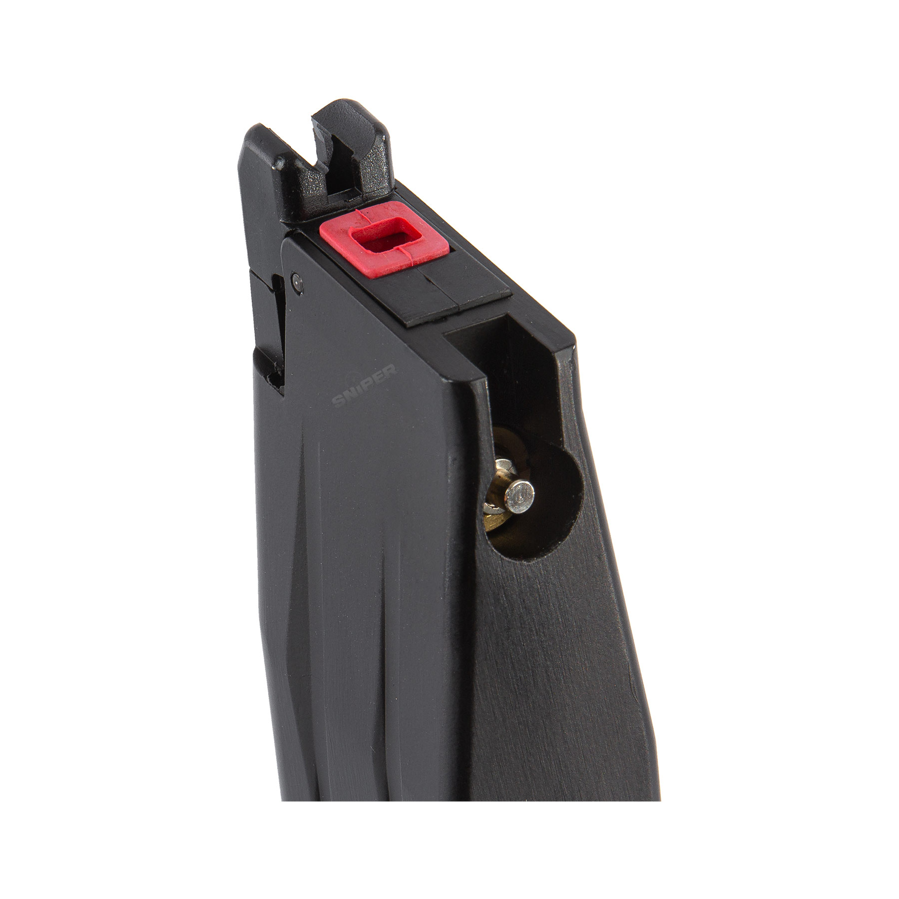 Hi Capa Drum Mag GBB, 350rds., black / red