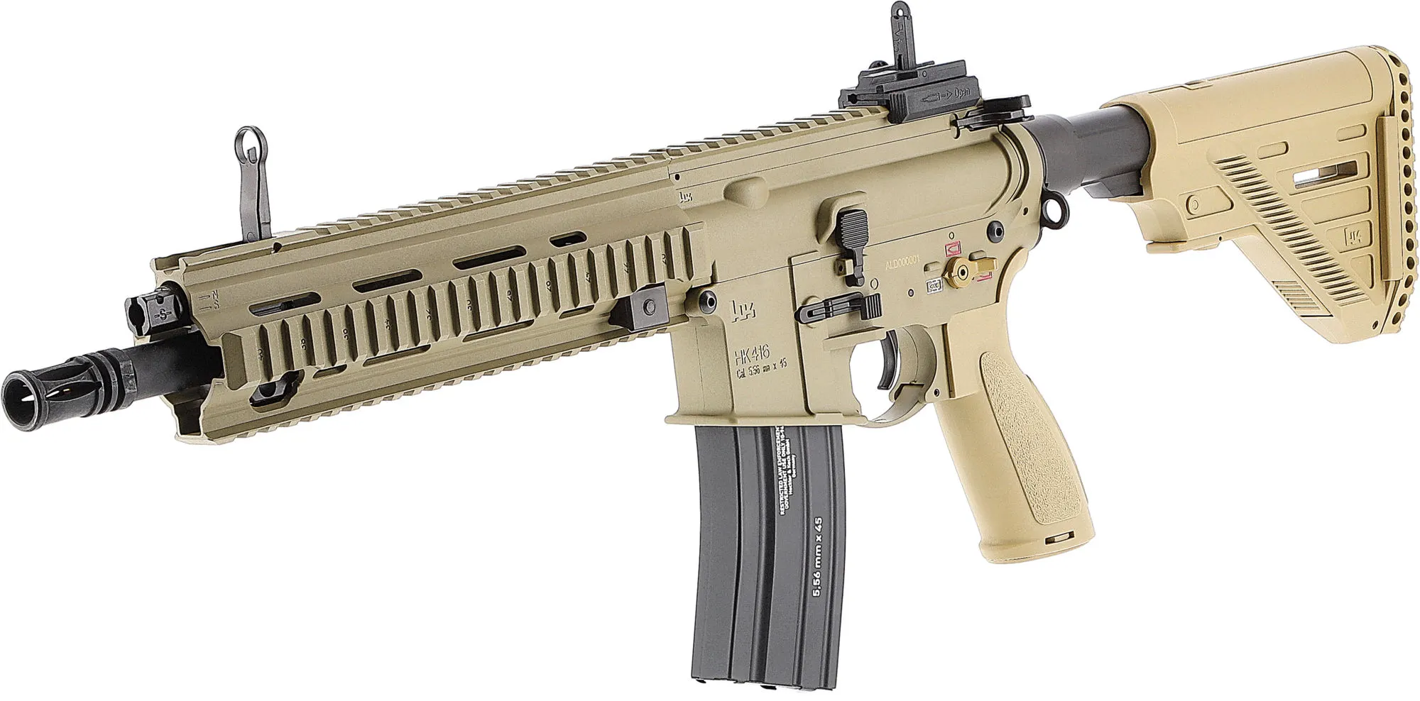 Heckler und Koch HK416 A5 EyeTrace SL (S)AEG, Tan/Brown