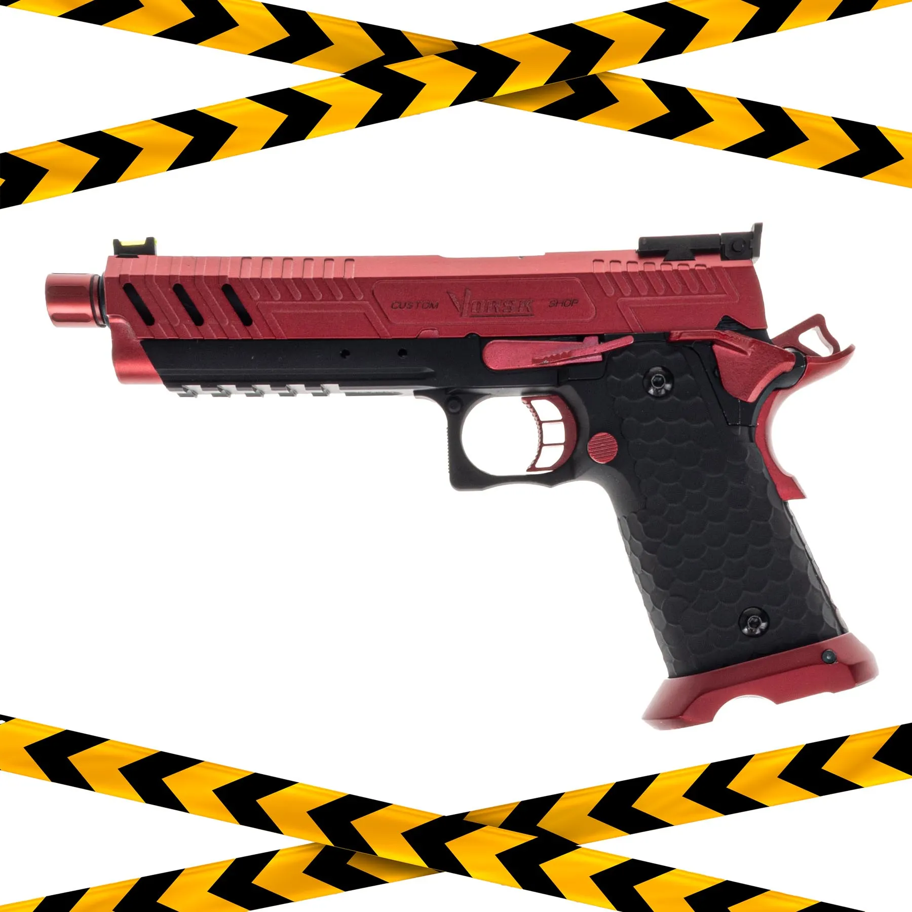 B-Ware Vorsk Hi-Capa 5.1 Black/Red GBB Softair Pistole