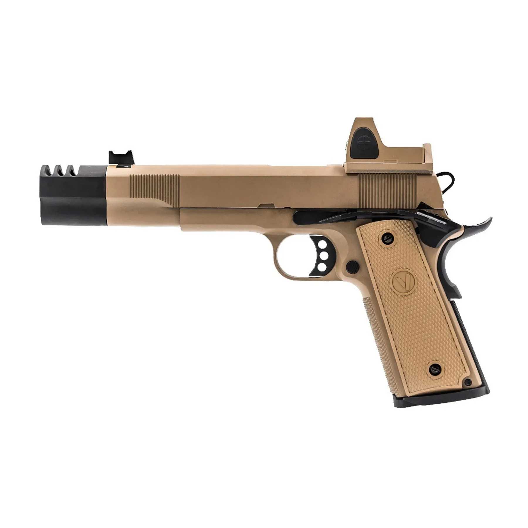 Vorsk VP-X RDS GBB Softair Pistole, Tan