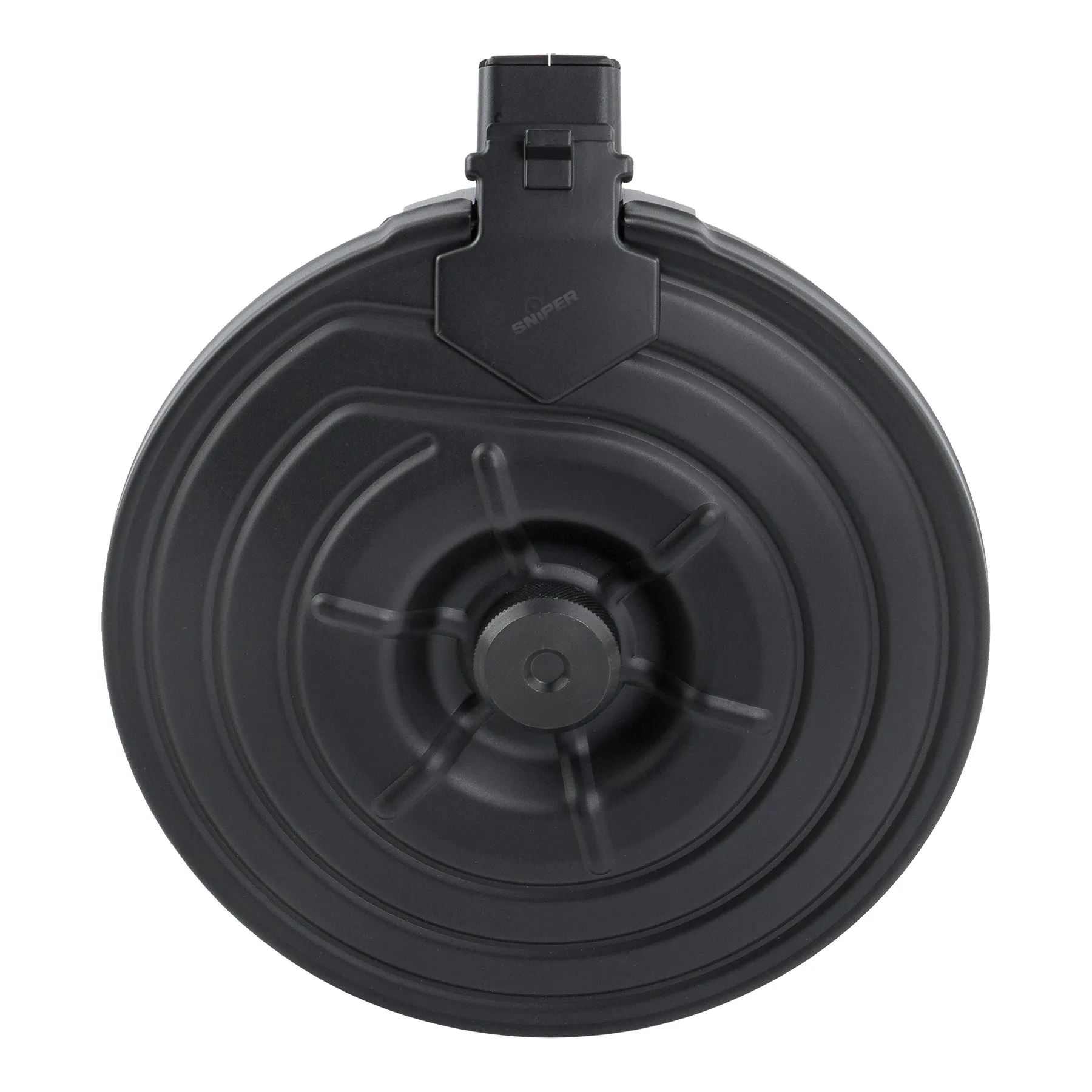 AK Electric Drum Mag, 2500rds, Black