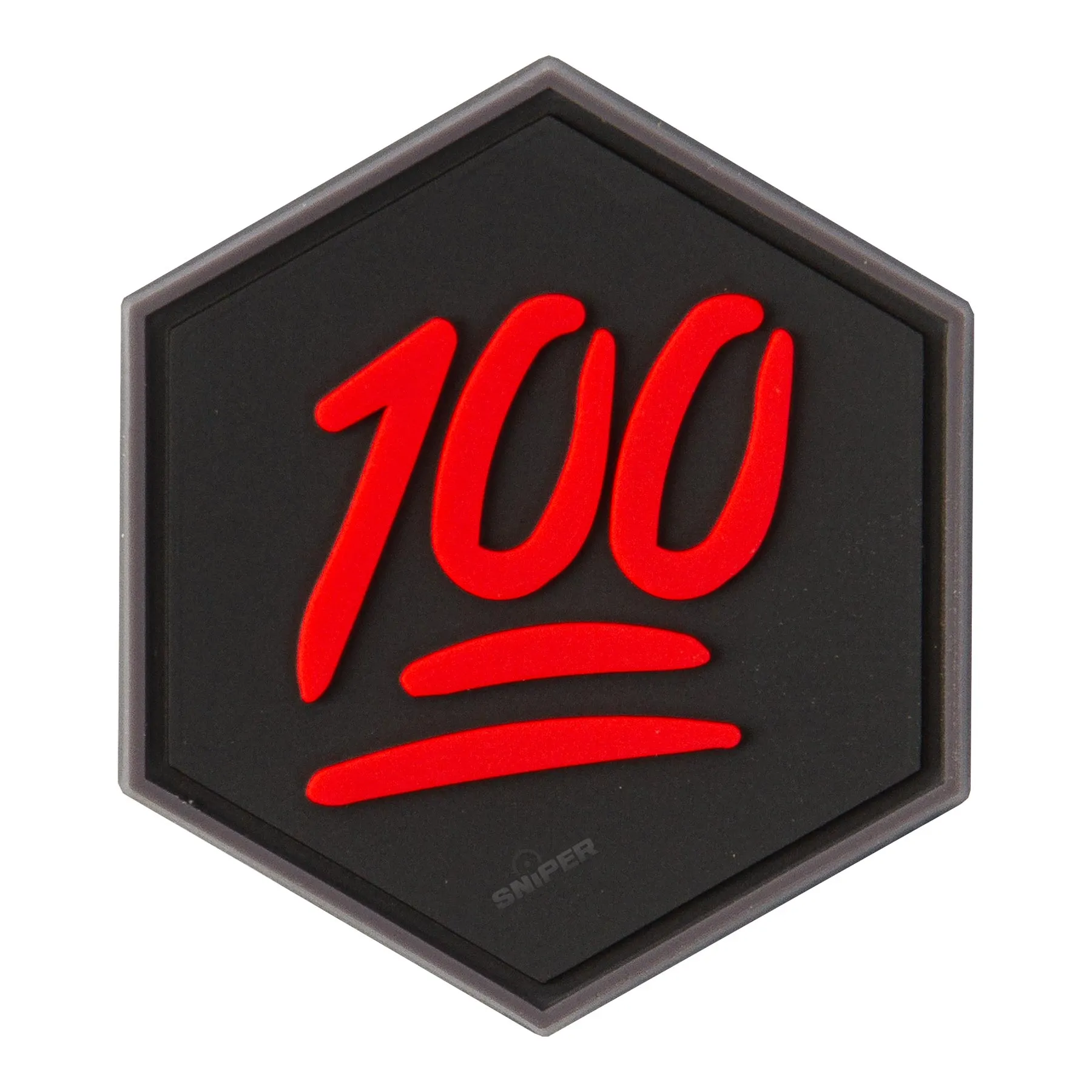 Hexagon 3D PVC Patch The Hundred