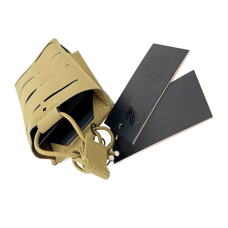 Conquer Laser-Cut Rifle Mag Pouch, Ranger Green