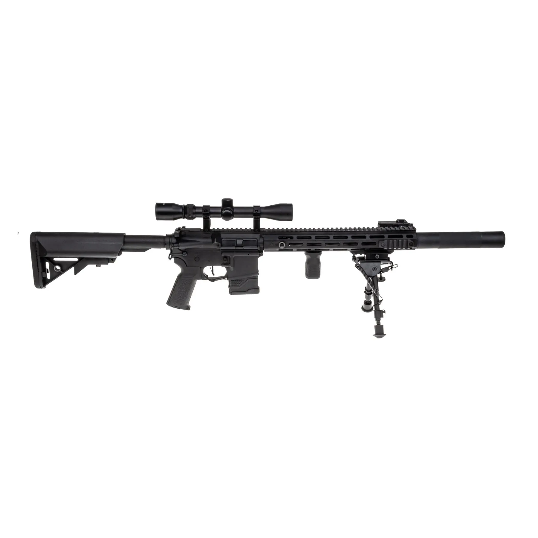 Prep My Airsoft #1 - LT-32 DMR New Version w/ Scope & Bipod (S)AEG, Black