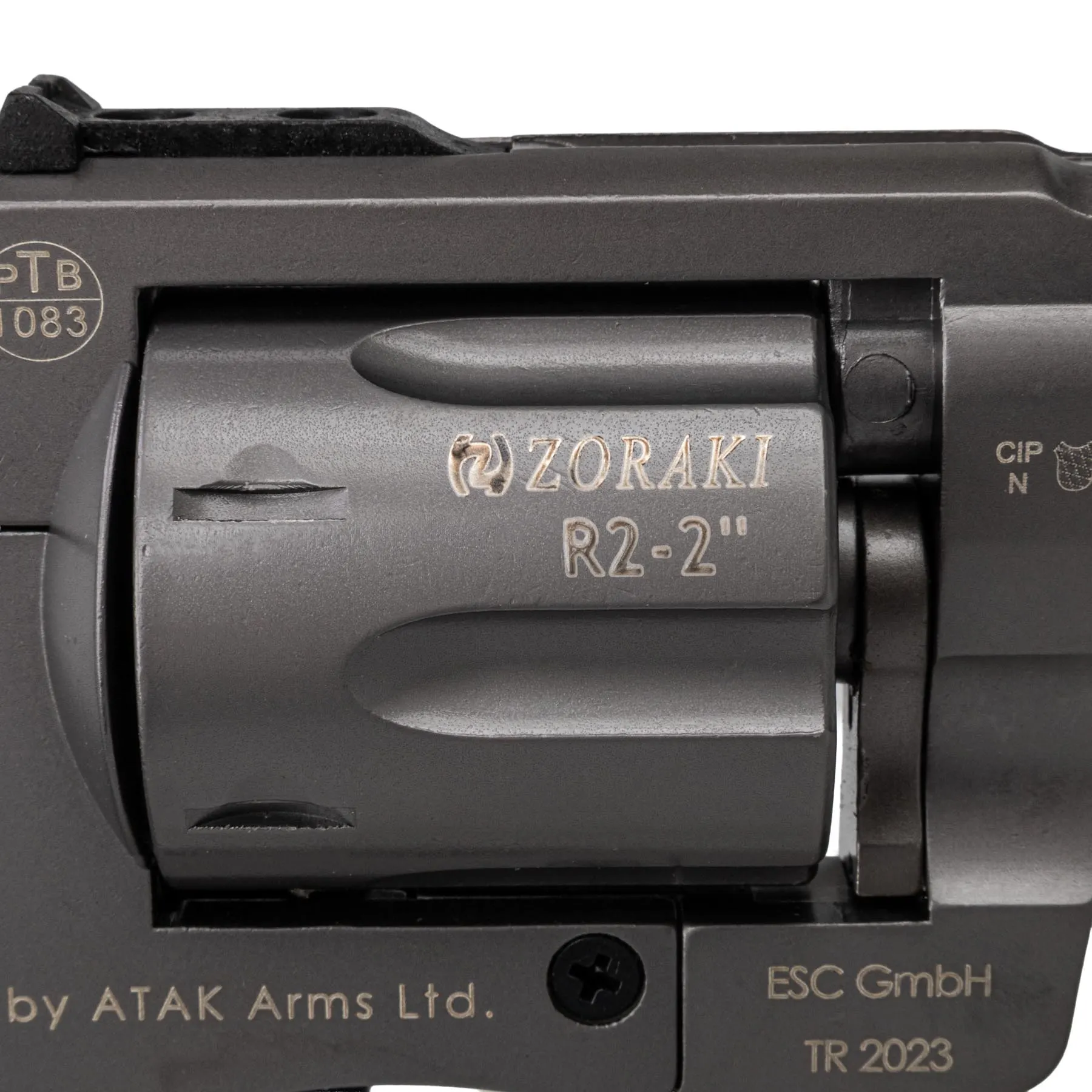 Zoraki R2 2" 9mm R.K. Schreckschussrevolver, Titan