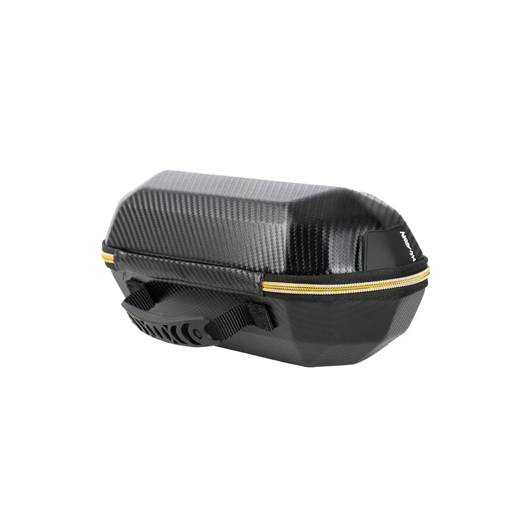 HK Army Carbon Fiber Exo Tank Case w/ Gold Zipper, Black