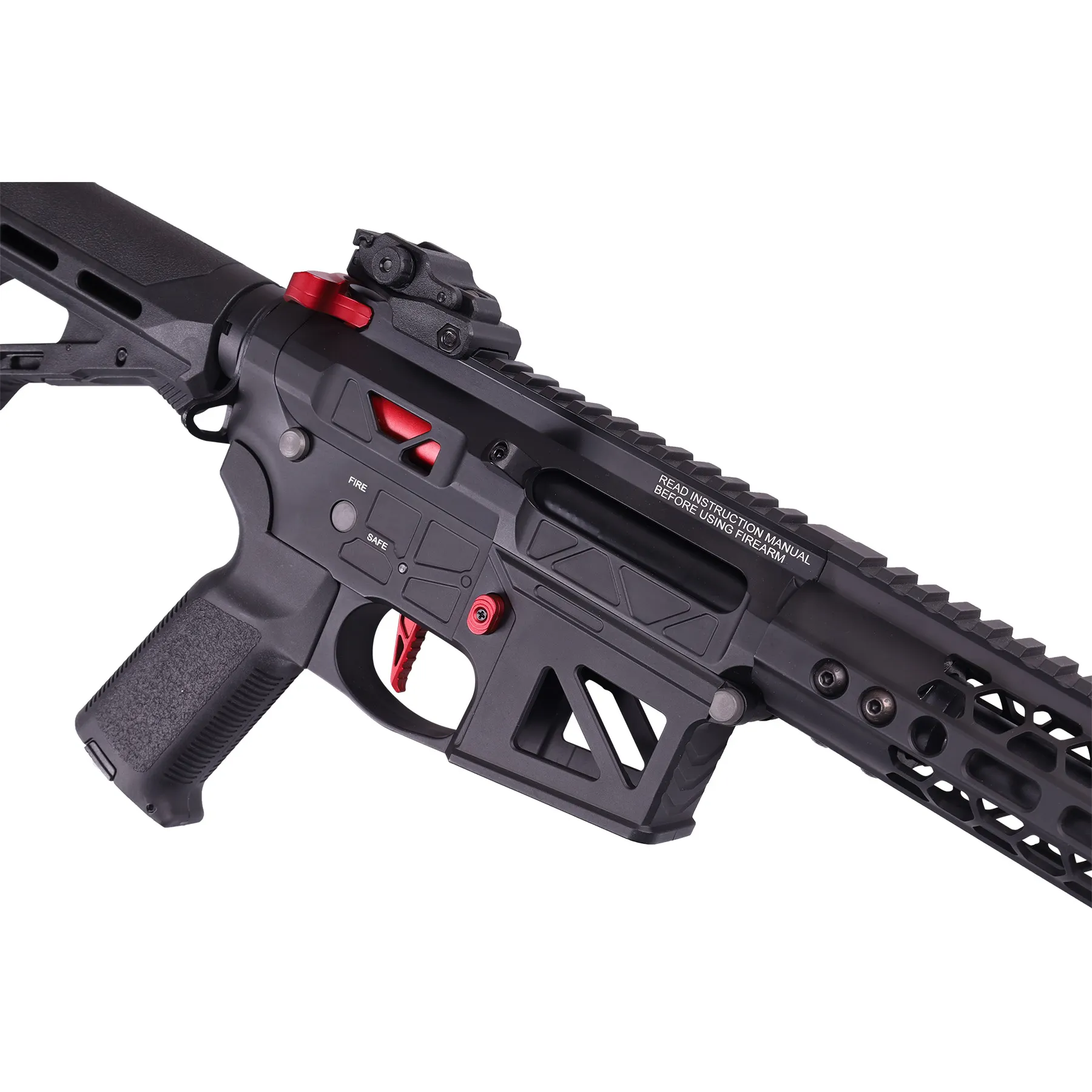 Delta Armory FREYA Skeleton Gen.2 12,5", Black/Red