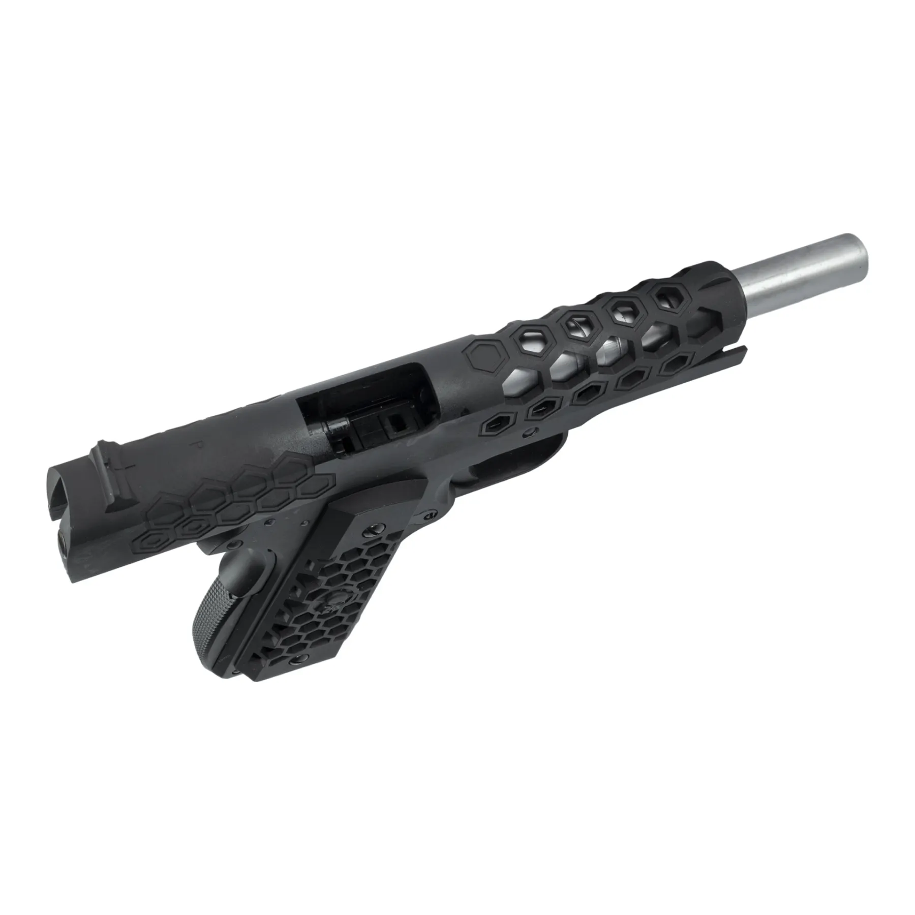 WE 1911 Hex Cut V.3 Softair Pistole, Black