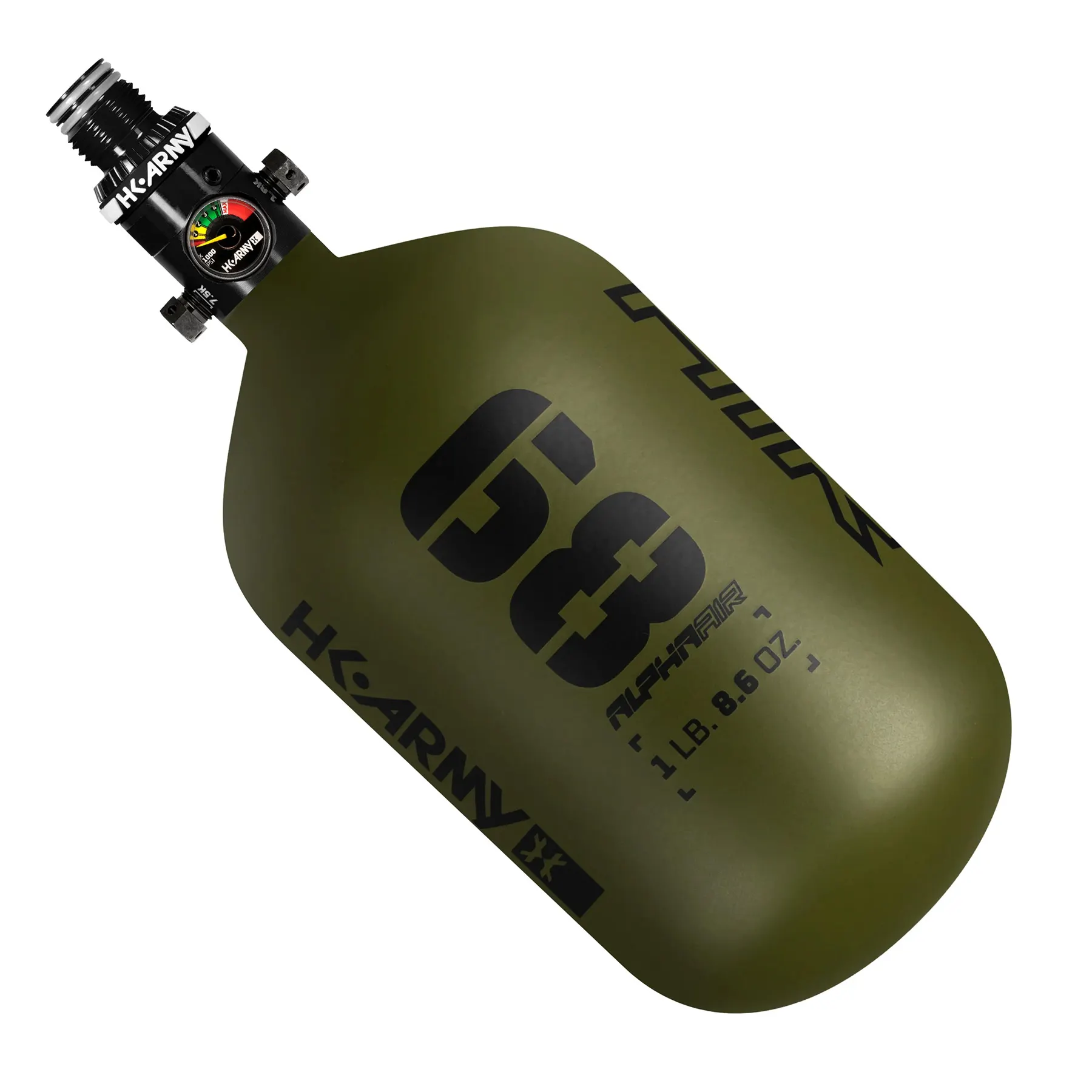 HK Army Alpha Air Carbon Fiber Tank w/ Regulator 68/4500, Striker