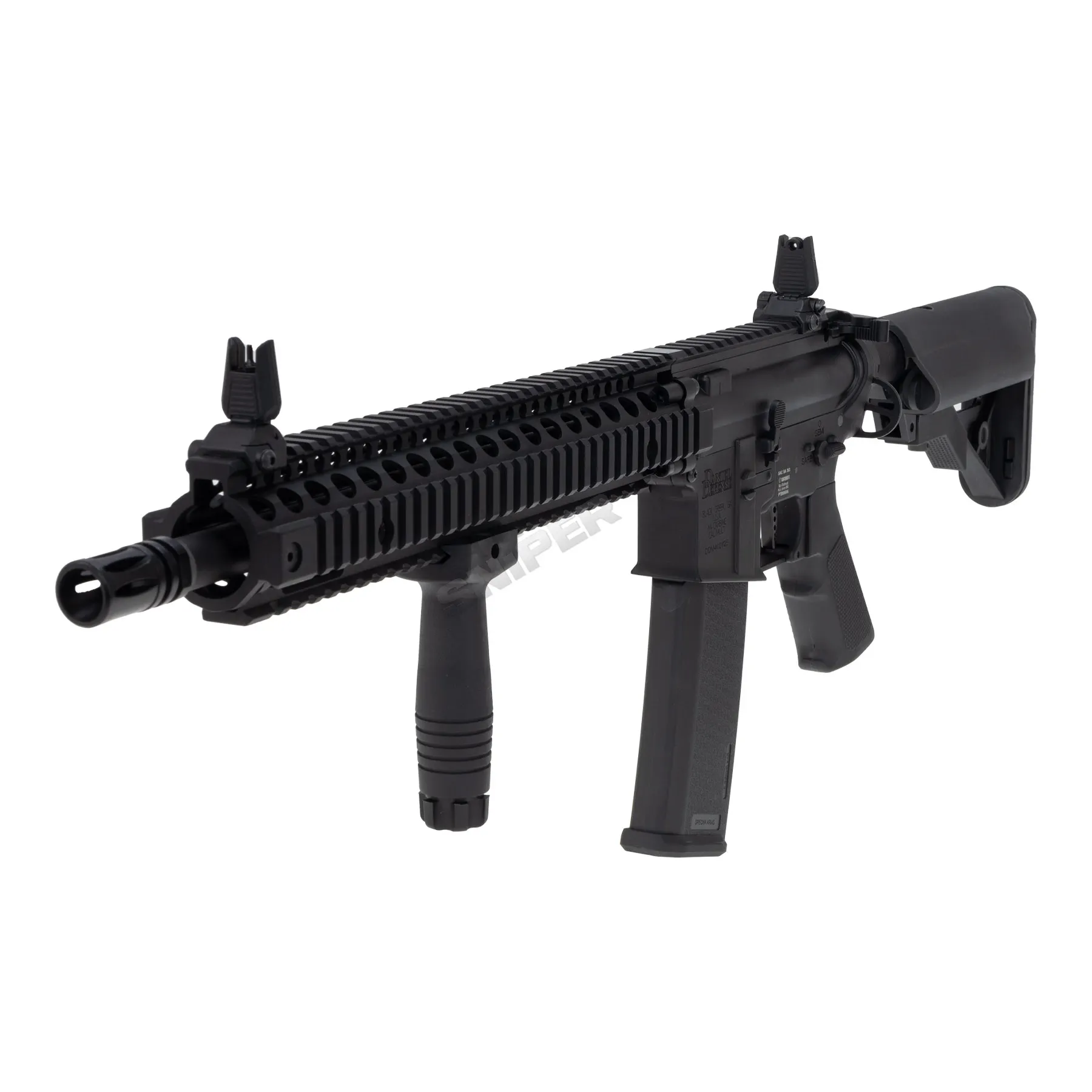 SAC X SA-E26 Edge Daniel Defense MK18 (S)AEG, Black
