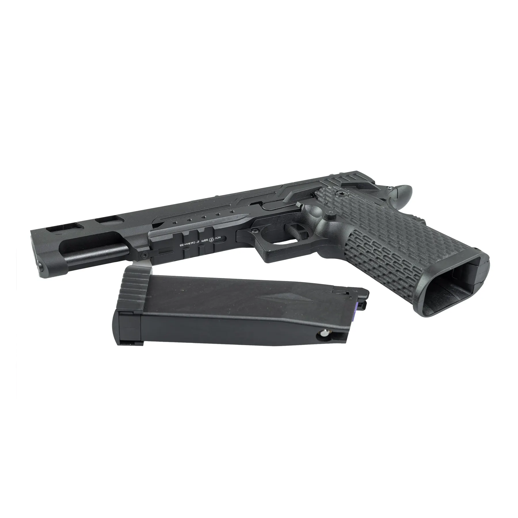 Novritsch SSP5 Gas Blowback Pistol 6", Black