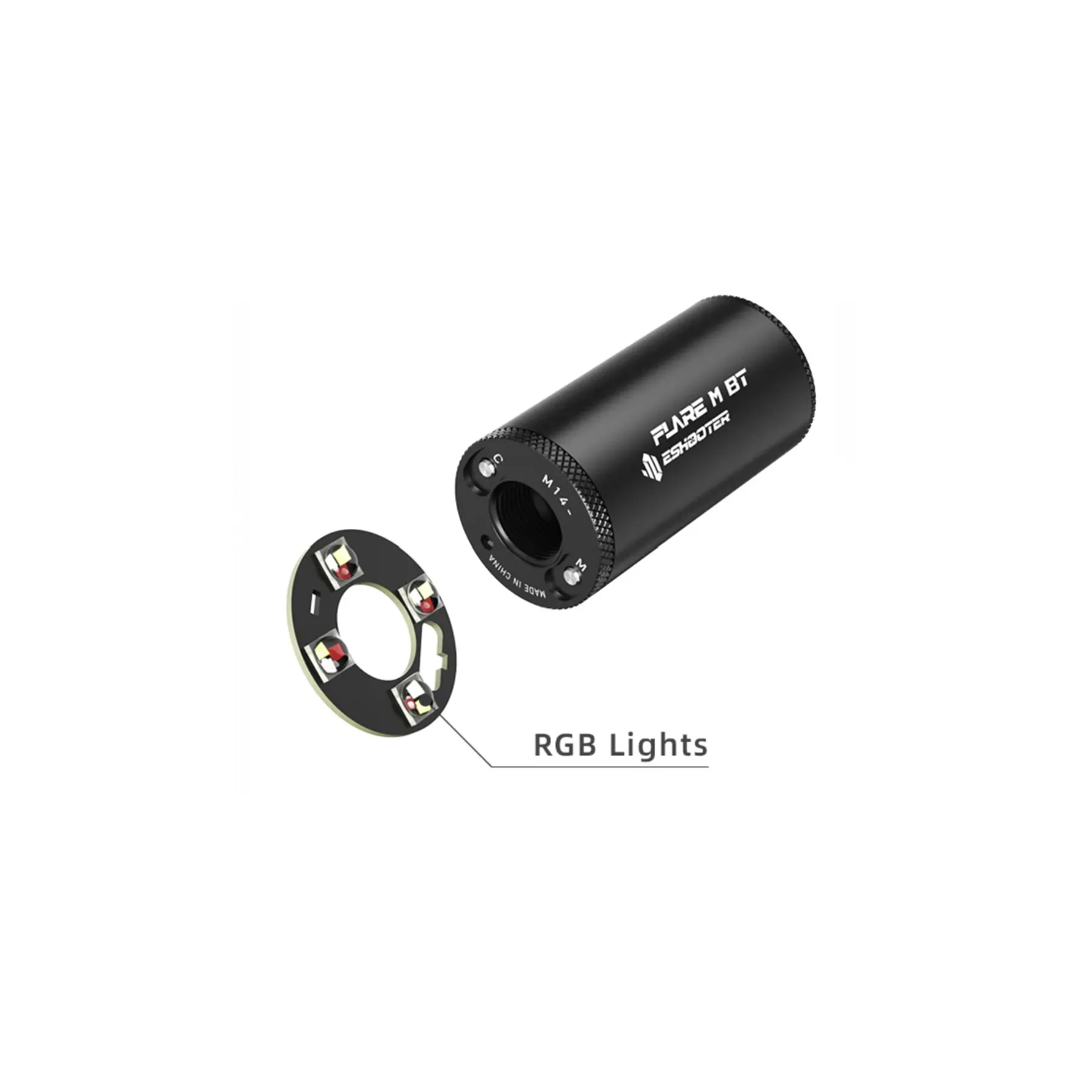 E-Shooter Tracer Unit Flare M BT, Black