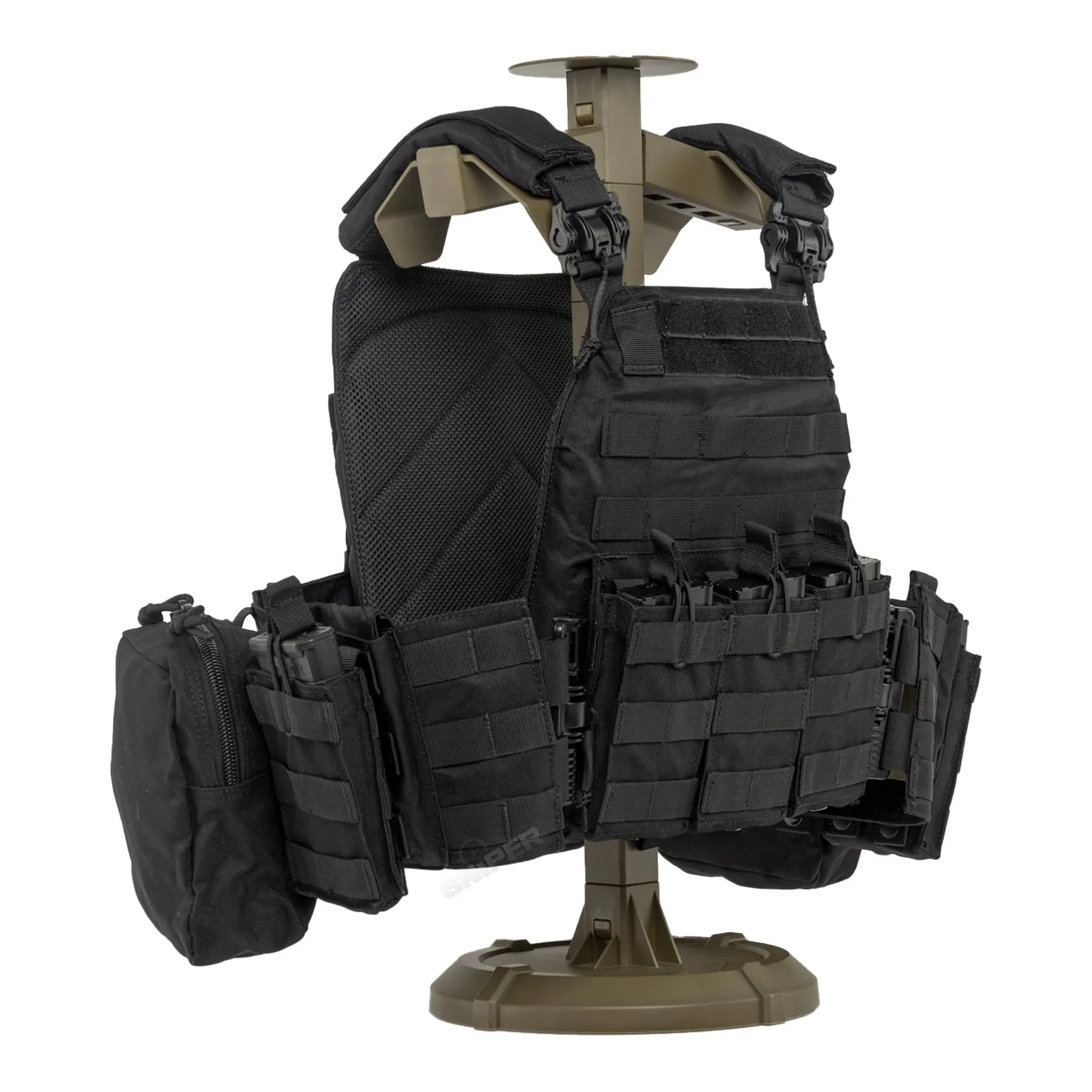 Reapo XXL Big Size Plattenträger, Black