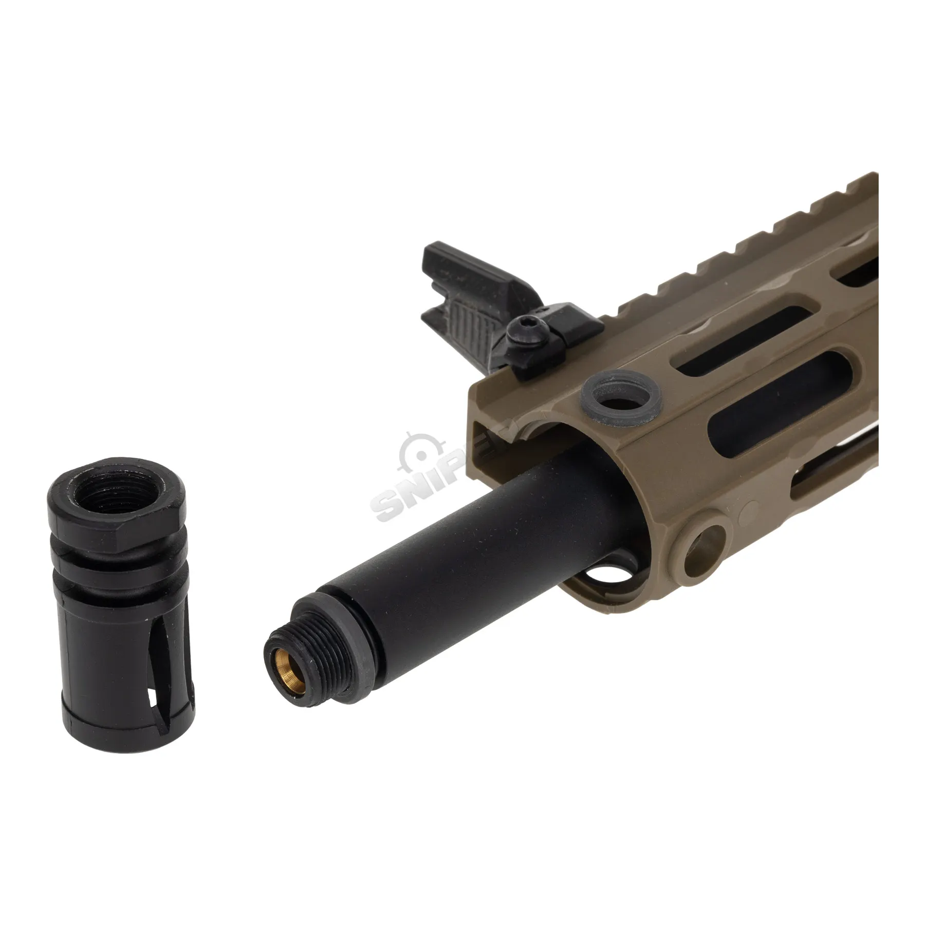 Specna Arms SA-FX01 Flex w/ HAL ETU < 0,5 Joule Softair Gewehr, Half-Tan