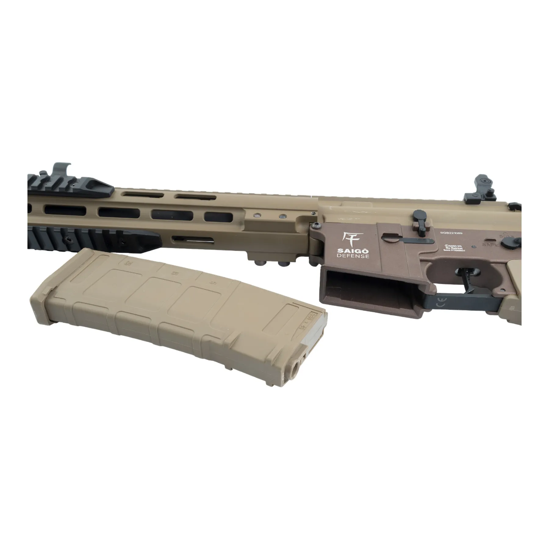 Saigo Defense Bushido Chu ETU M4 (S)AEG, Tan