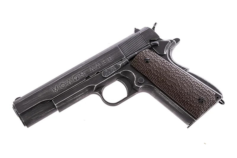 M1911 Molon Labe, black GBB