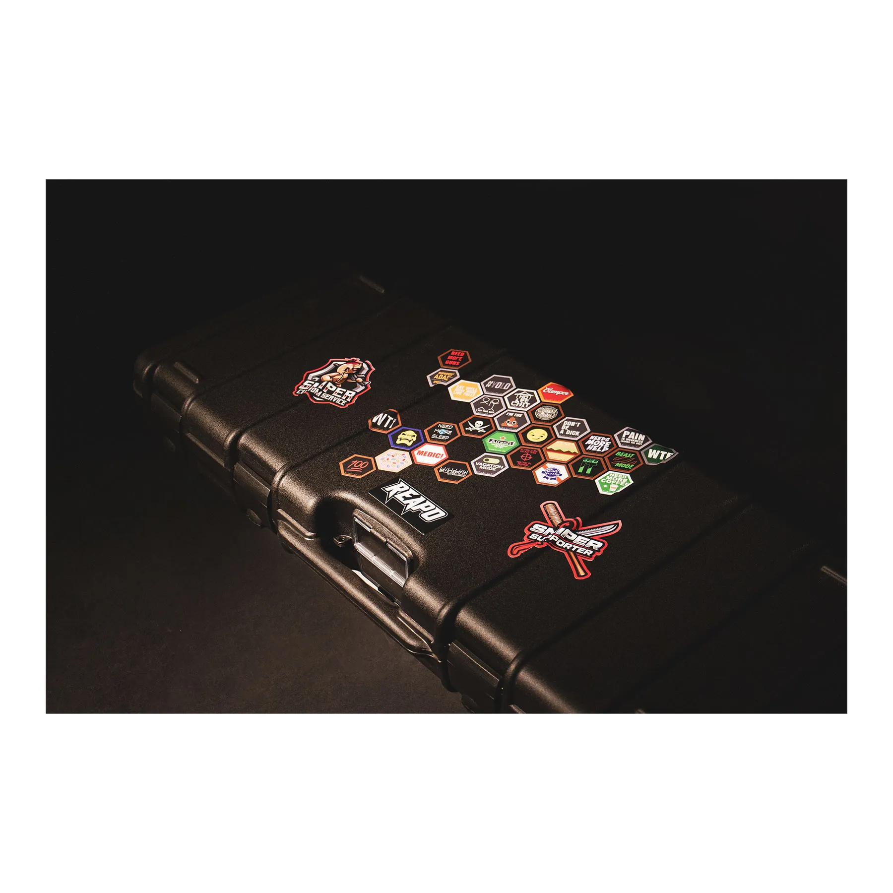 Aufkleber Set, Vinyl Hex Decals, USA Aufkleber Set, Vinyl Hex Decals, catchphrases #1