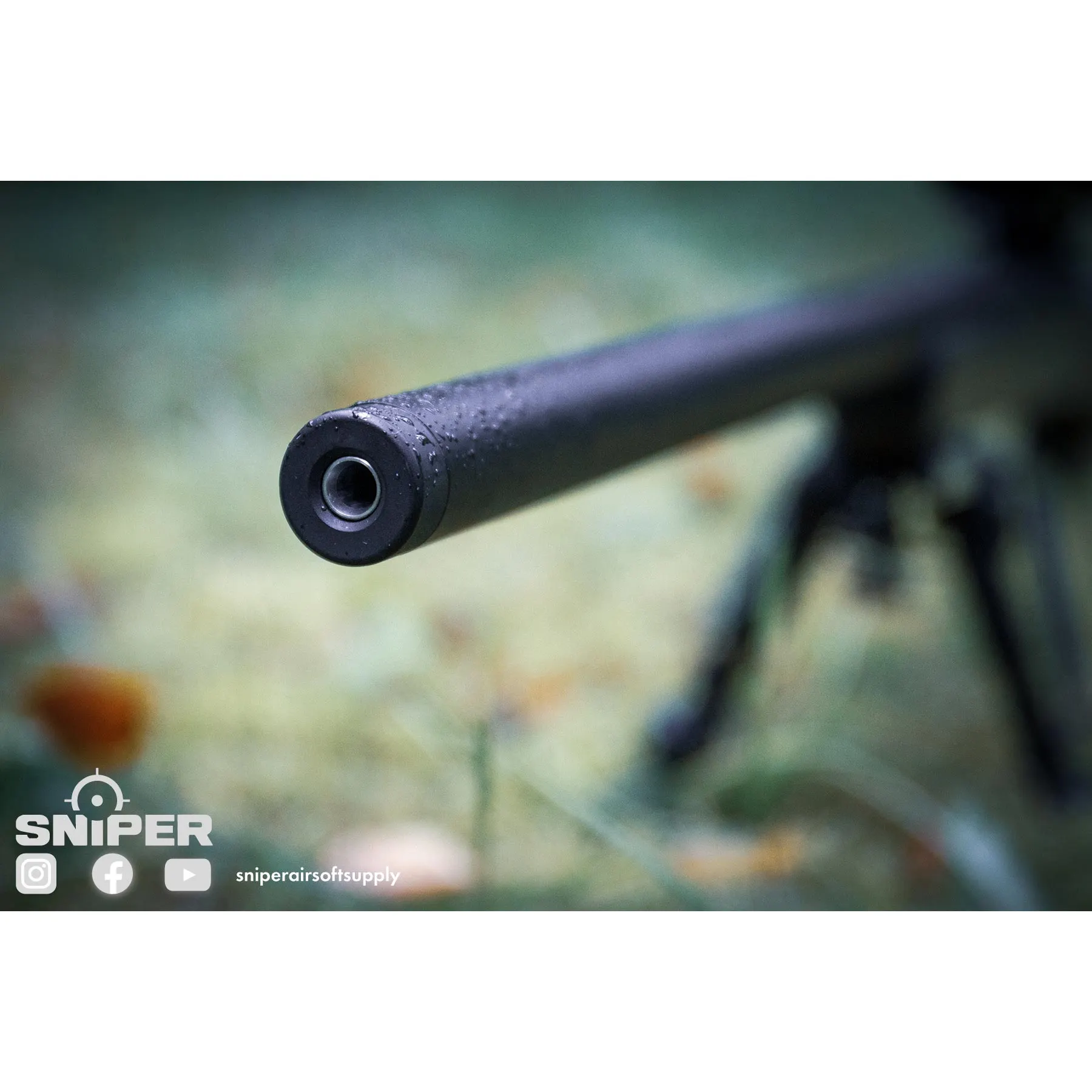 High Power 3,4J Barrett Bolt Action Sniper, Black