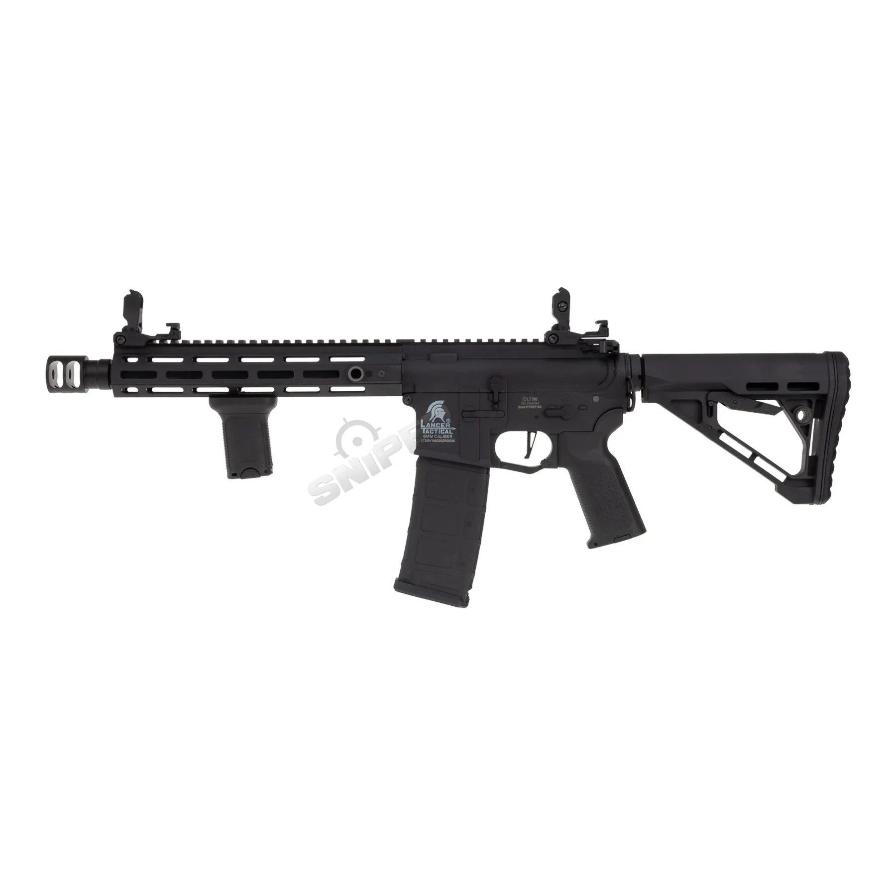 Einsteiger Set #1 - Lancer LT-32 Sparta Gen 3 w/ Nebula ETU (S)AEG, Black Lancer LT-32 Sparta Gen 3 w/ Nebula ETU (S)AEG, Black