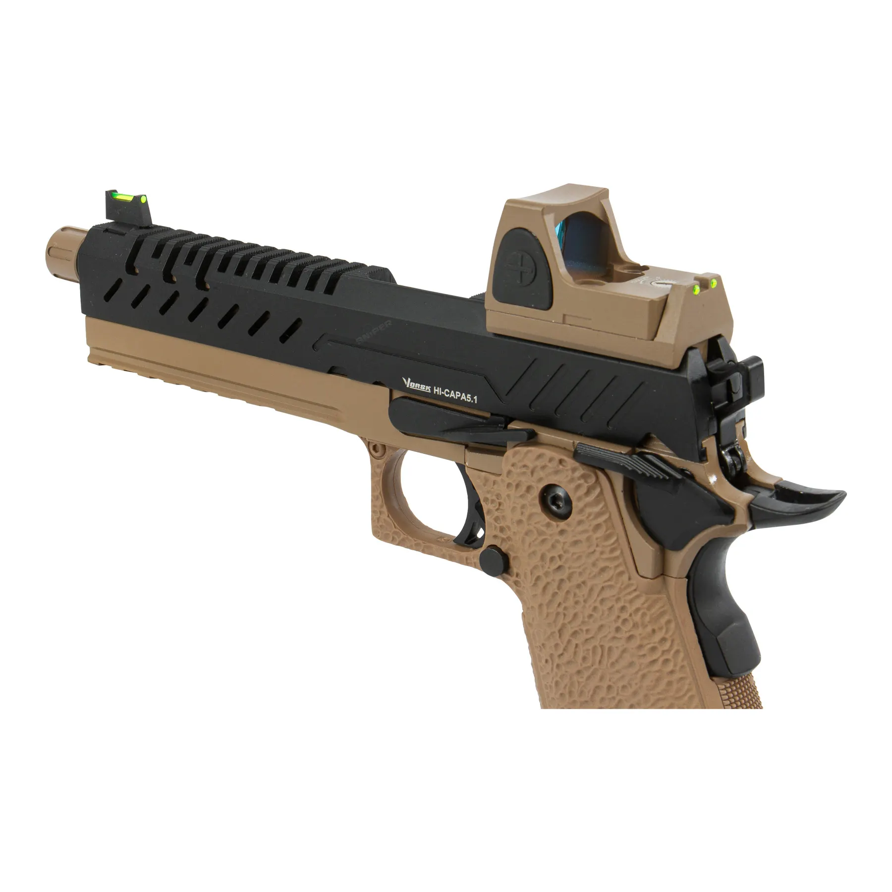 Vorsk Hi-Capa 5.1 BDS Tan/Black GBB Softair