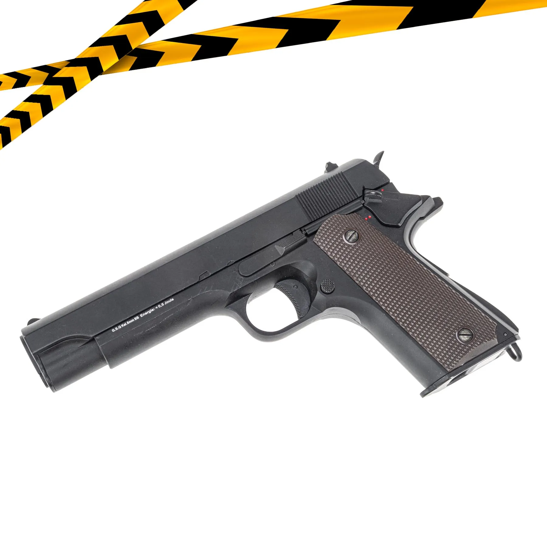 B-Ware CM123 M1911 AEP, < 0,5 Joule, Black