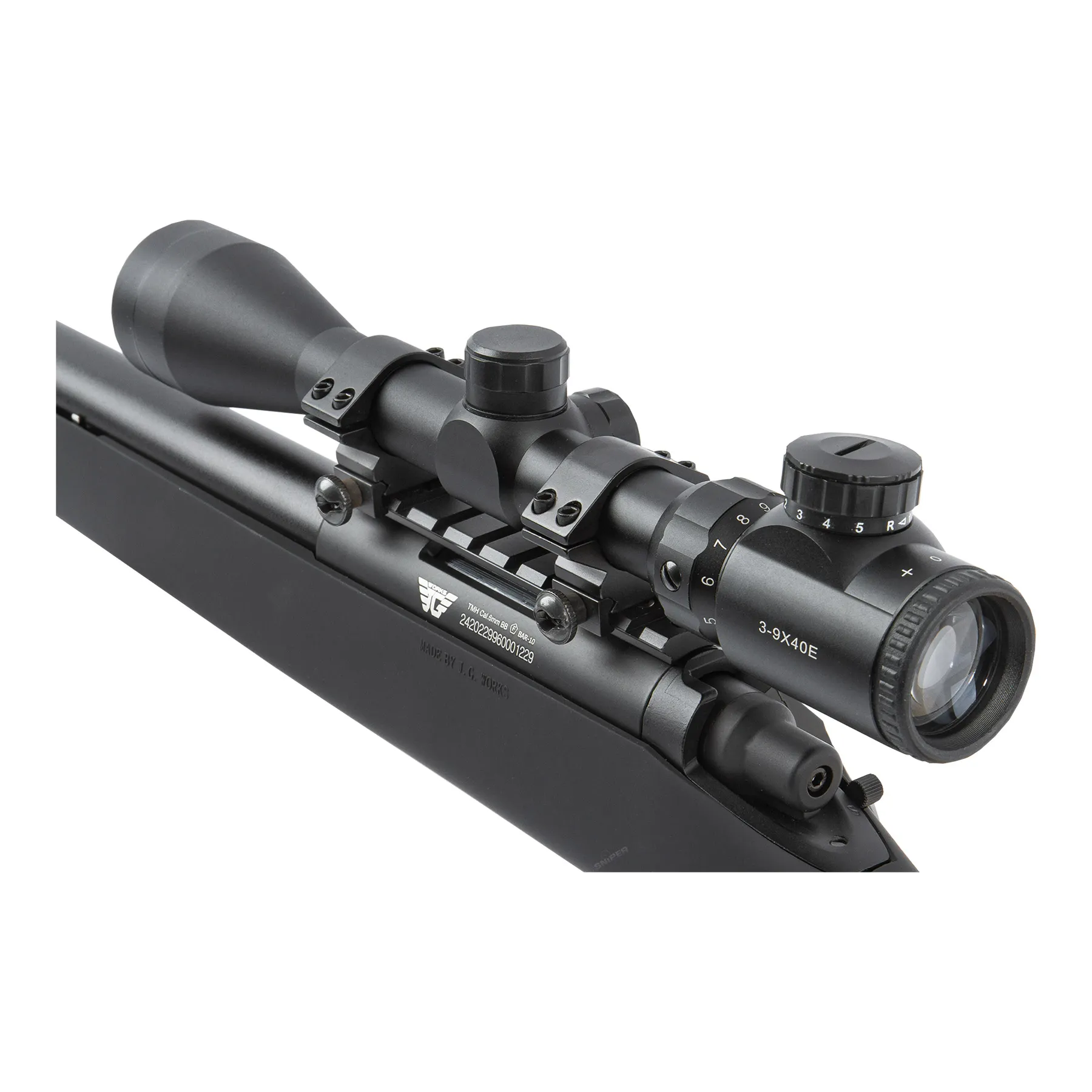 BAR-10 G-Spec Sniper Rifle Set, Black