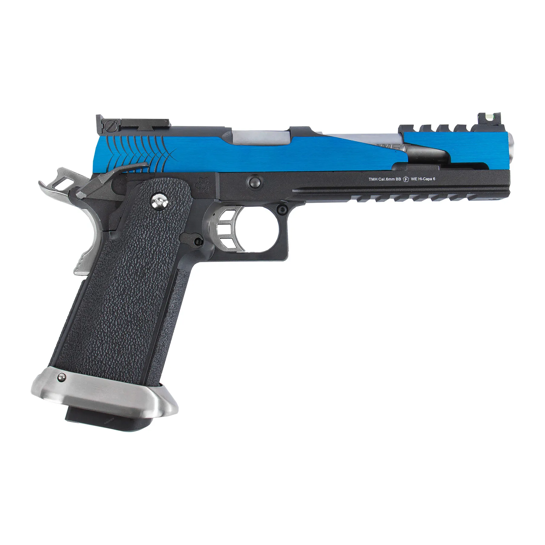 WE Hi-Capa 6 T-Rex Customs Blue GBB Softair Pistole